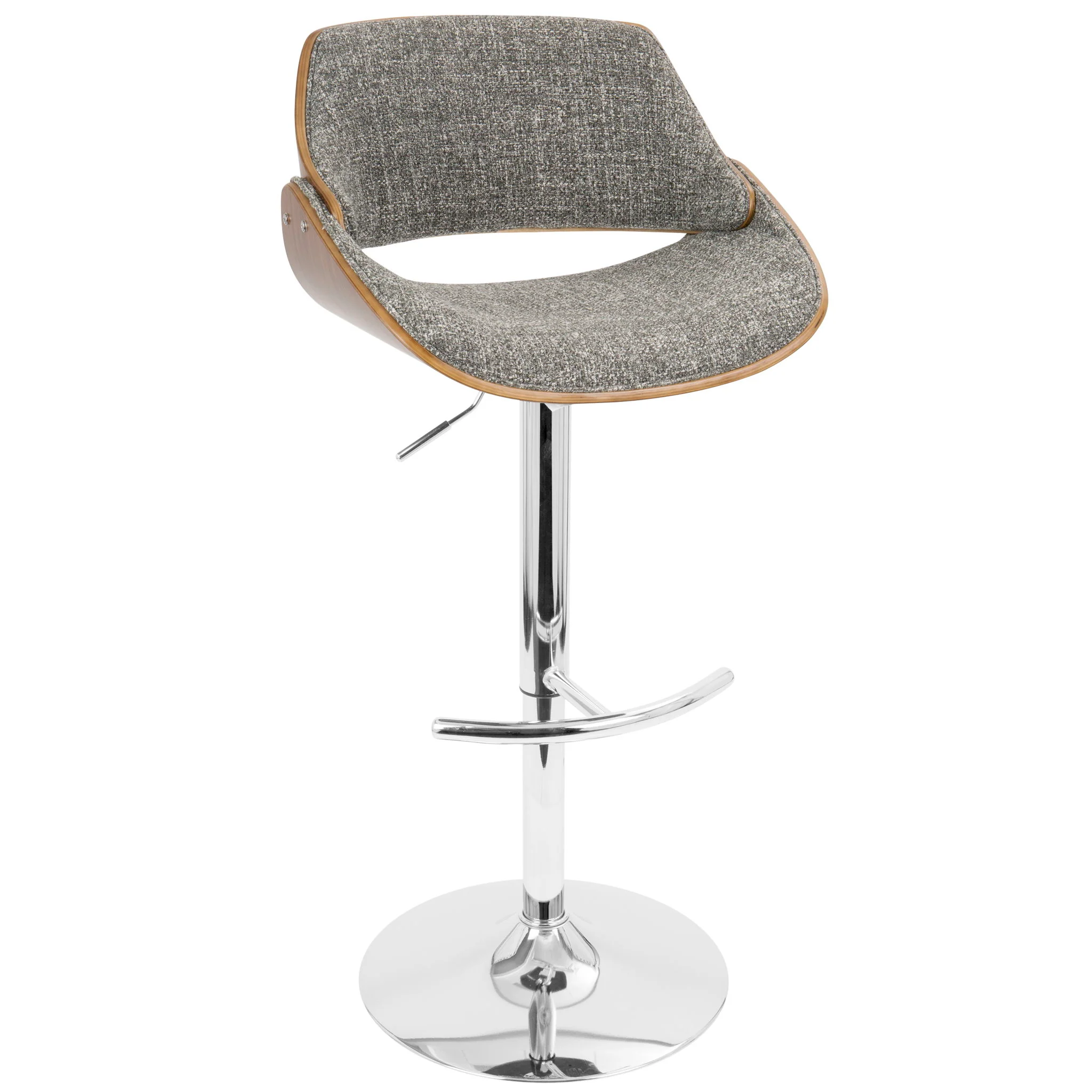 Fabrizzi - Mid Century Modern Adjustable Barstool With Swivel (Set of 2) - Image 10