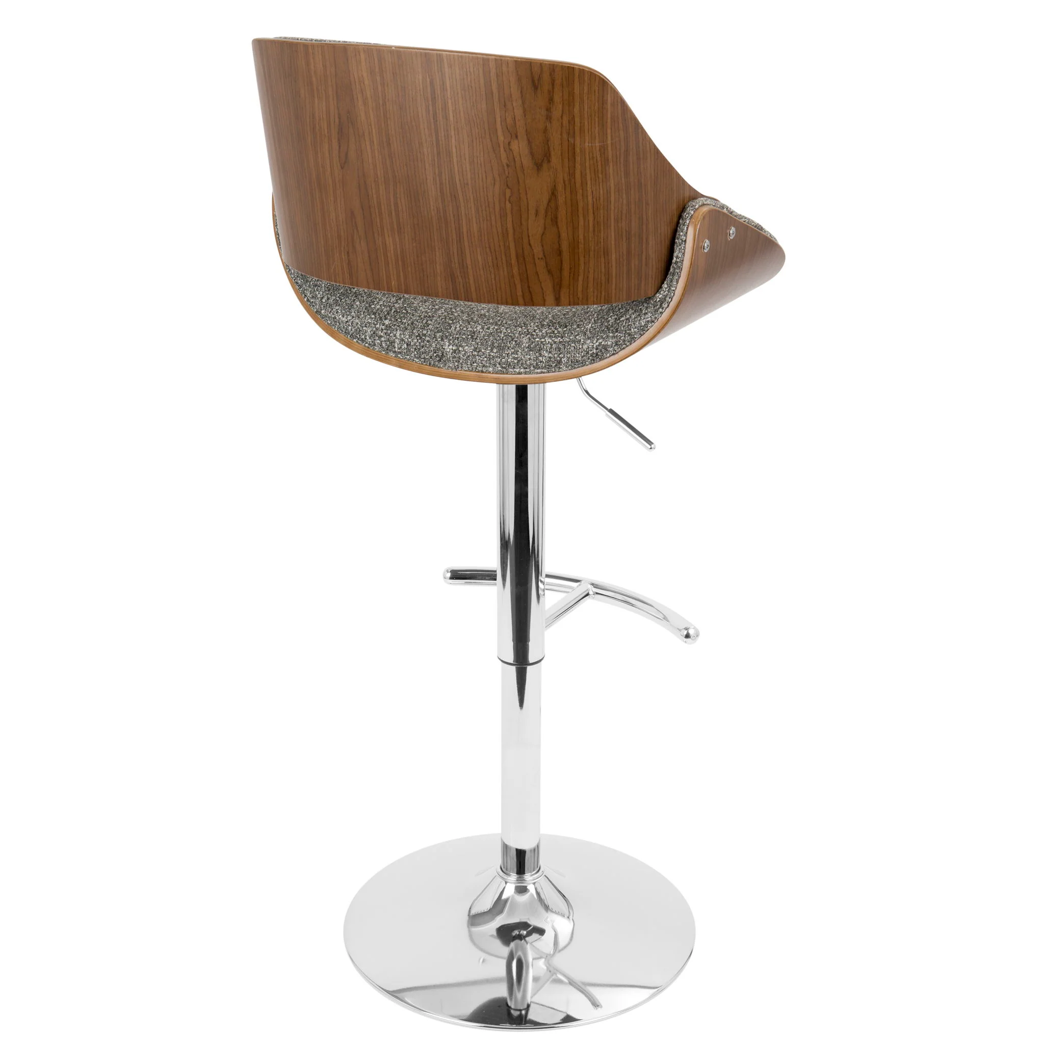 Fabrizzi - Mid Century Modern Adjustable Barstool With Swivel (Set of 2) - Image 9