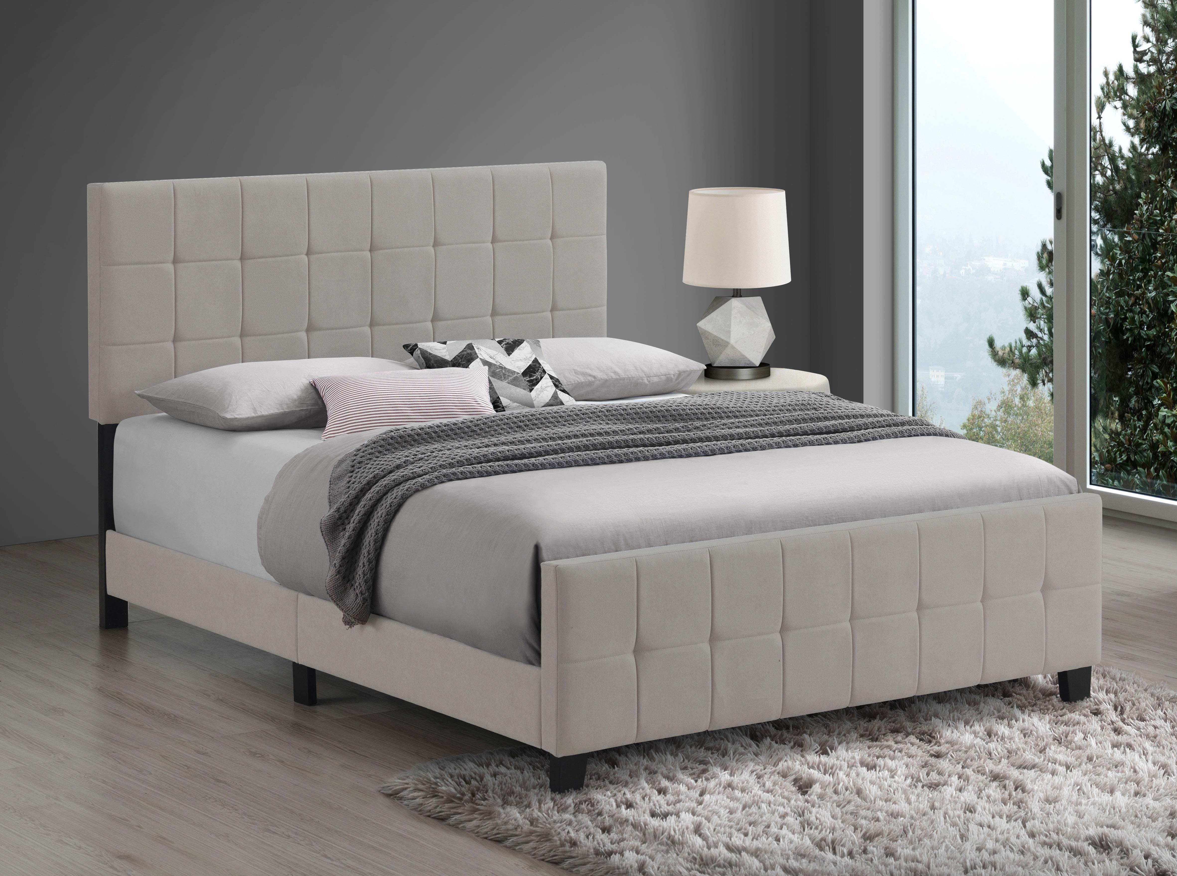 Fairfield Upholstered Eastern King Panel Bed in Beige - Image 2
