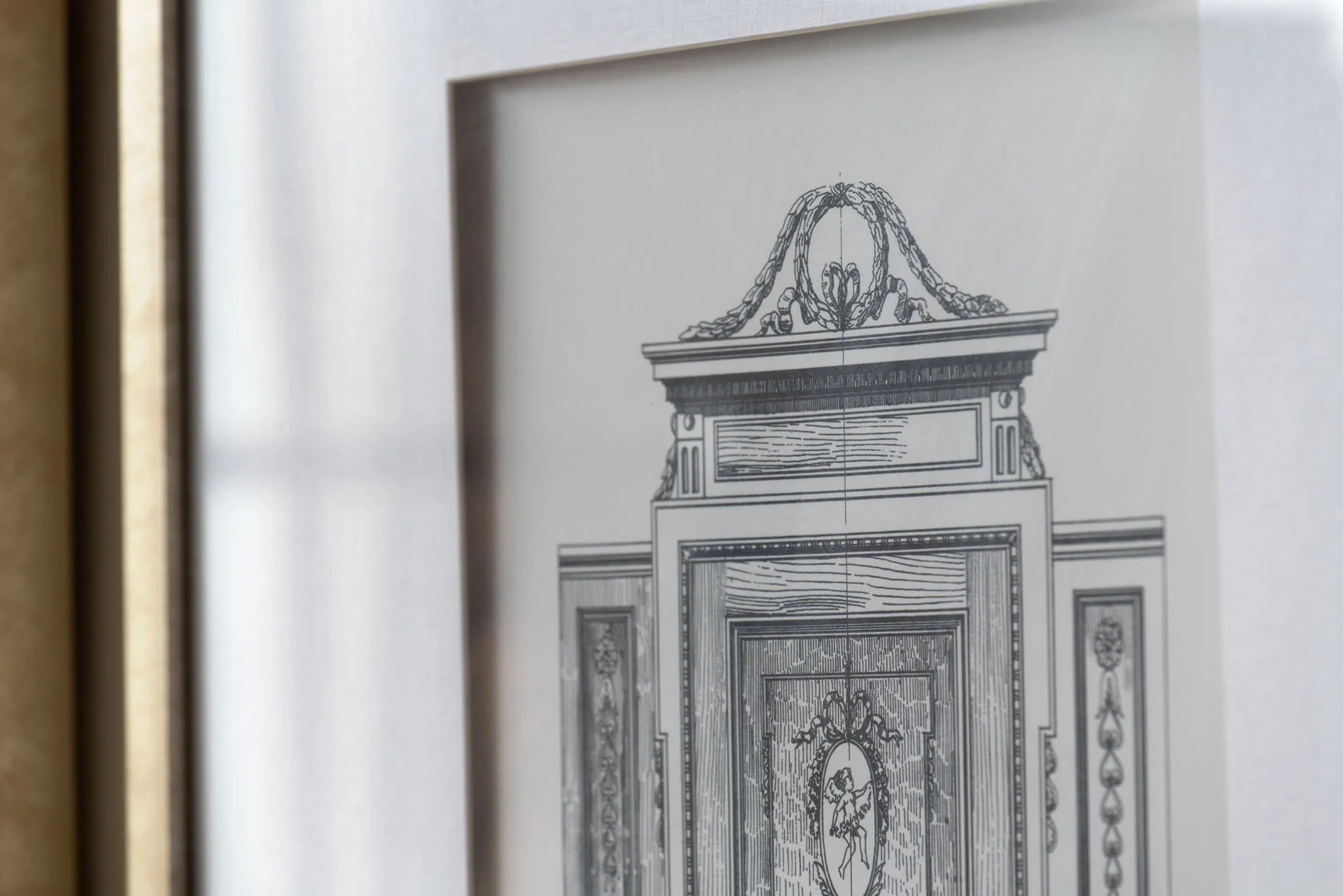 Fake Pencil Architectual Wall Art, Wall Decor Accent (Set of 2) - Silver - Image 5