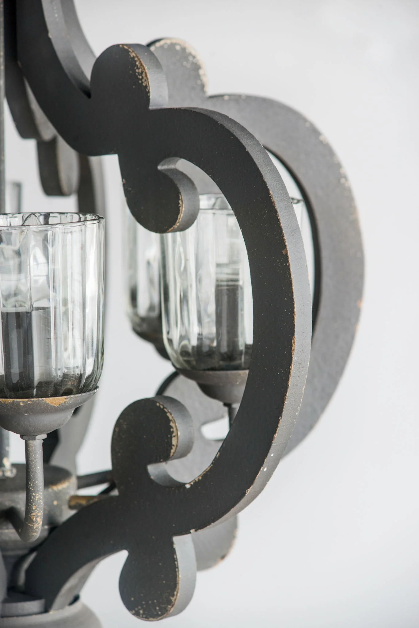 Farmhouse Chandelier, 6 Light Wood Chandelier Pendant Light Fixture With Adjustable Chain For Dining Room Living Room Entryway, Bulb Not Included - Image 43