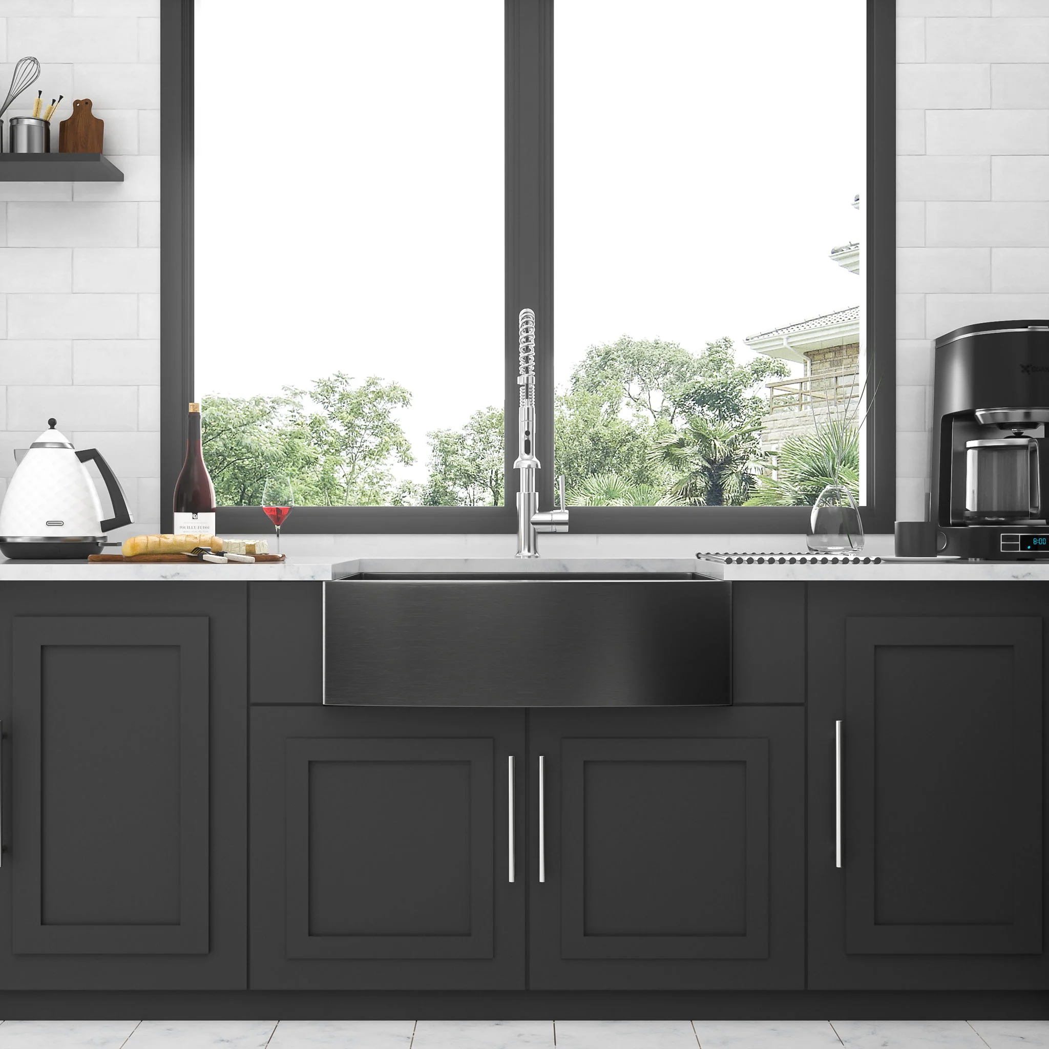Farmhouse Kitchen Sink, Stainless Steel, Apron Front - Image 21