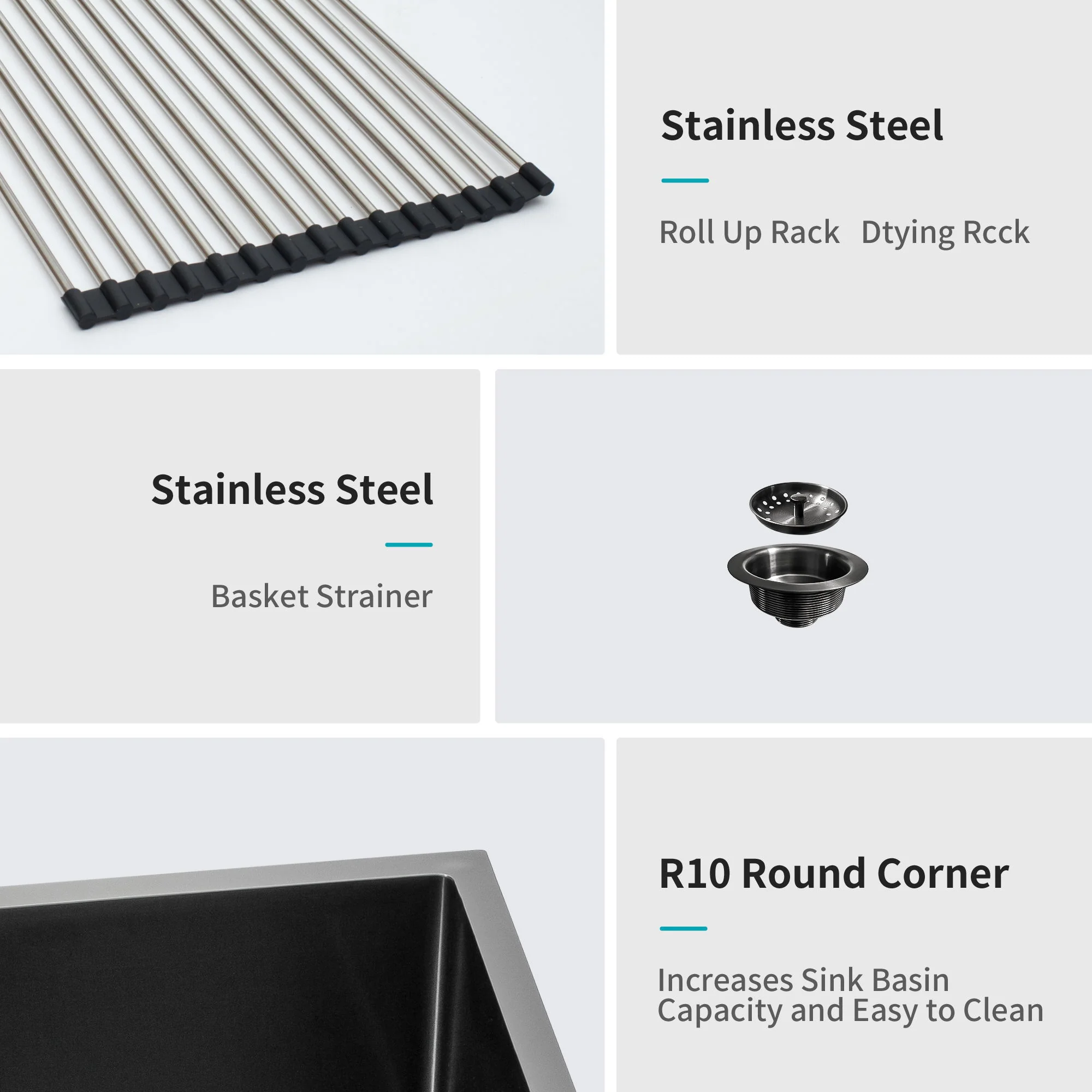 Farmhouse Kitchen Sink, Stainless Steel, Apron Front - Image 58