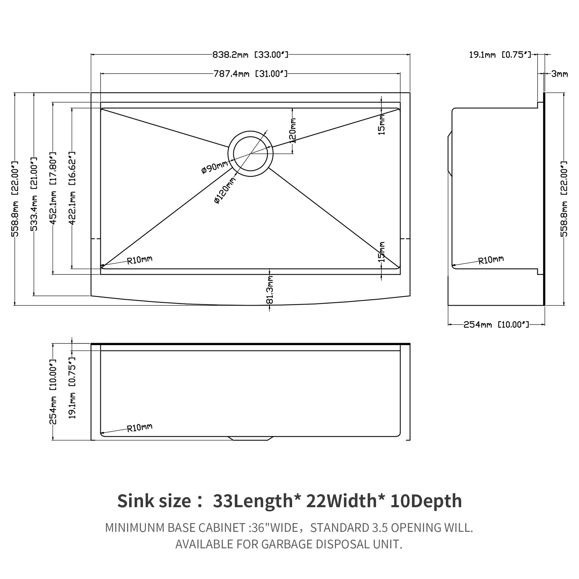 Farmhouse Kitchen Sink Workstation, Apron Front - Image 17