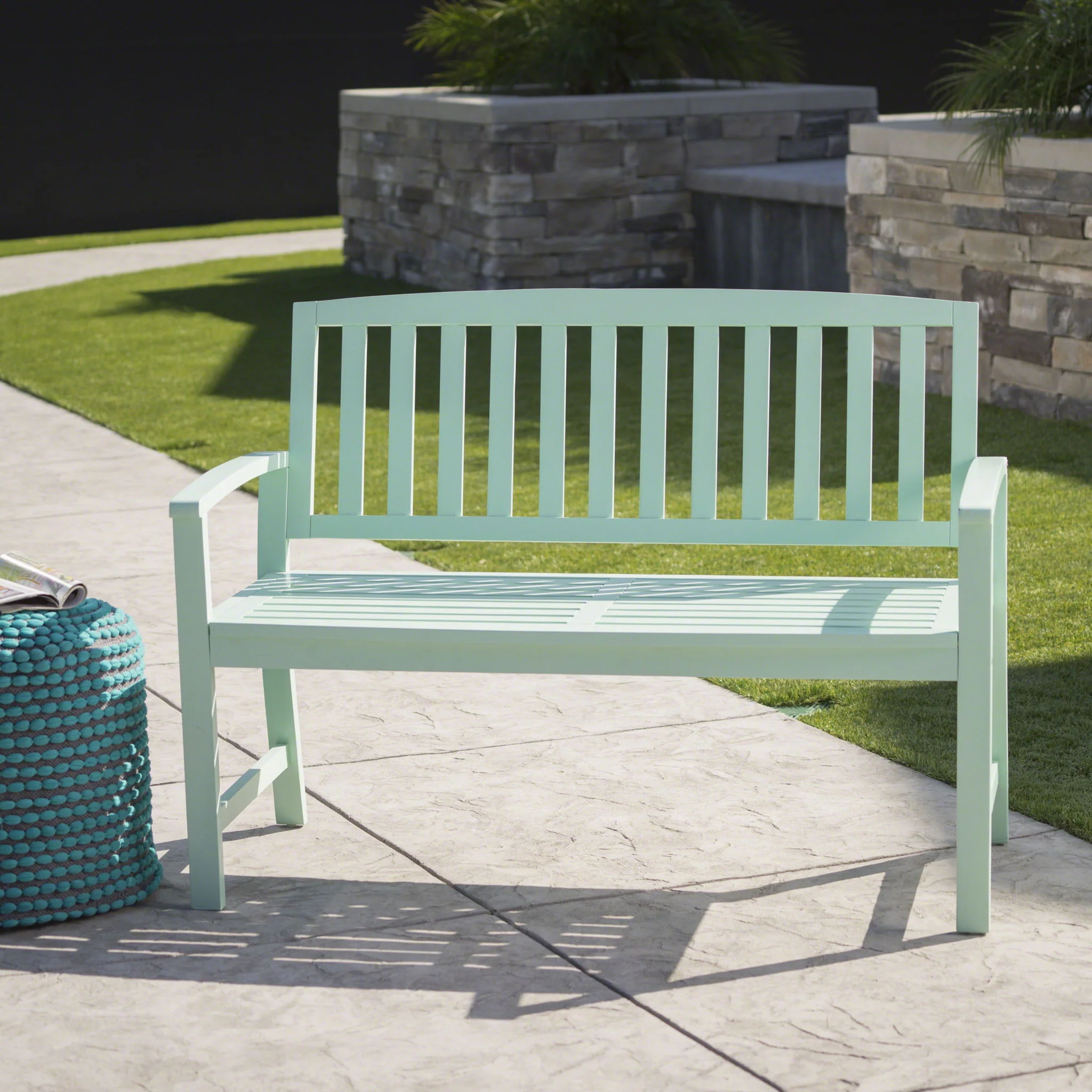 Farmhouse Style Loja Bench Indoor / Outdoor - Image 14