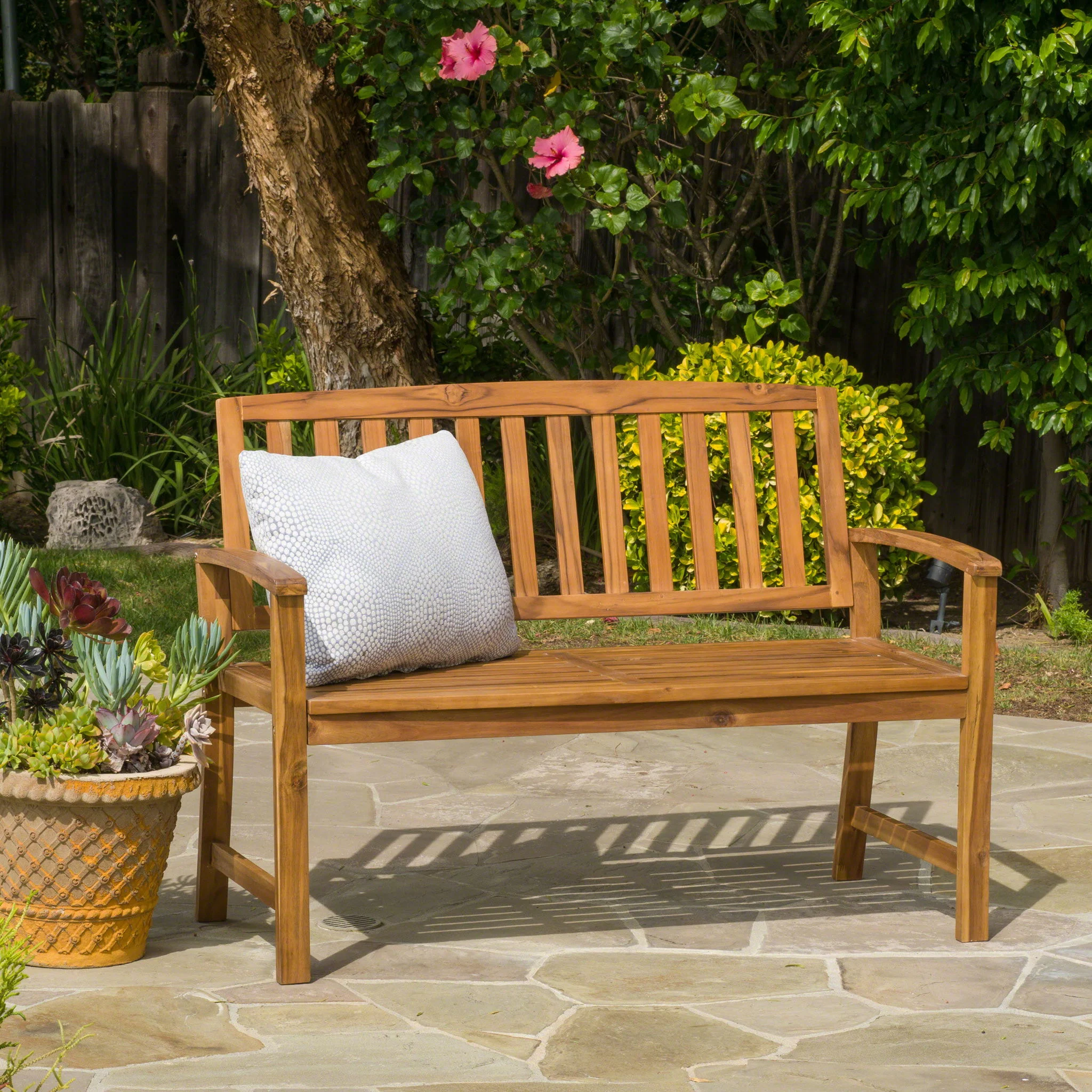 Farmhouse Style Loja Bench Indoor / Outdoor - Image 29