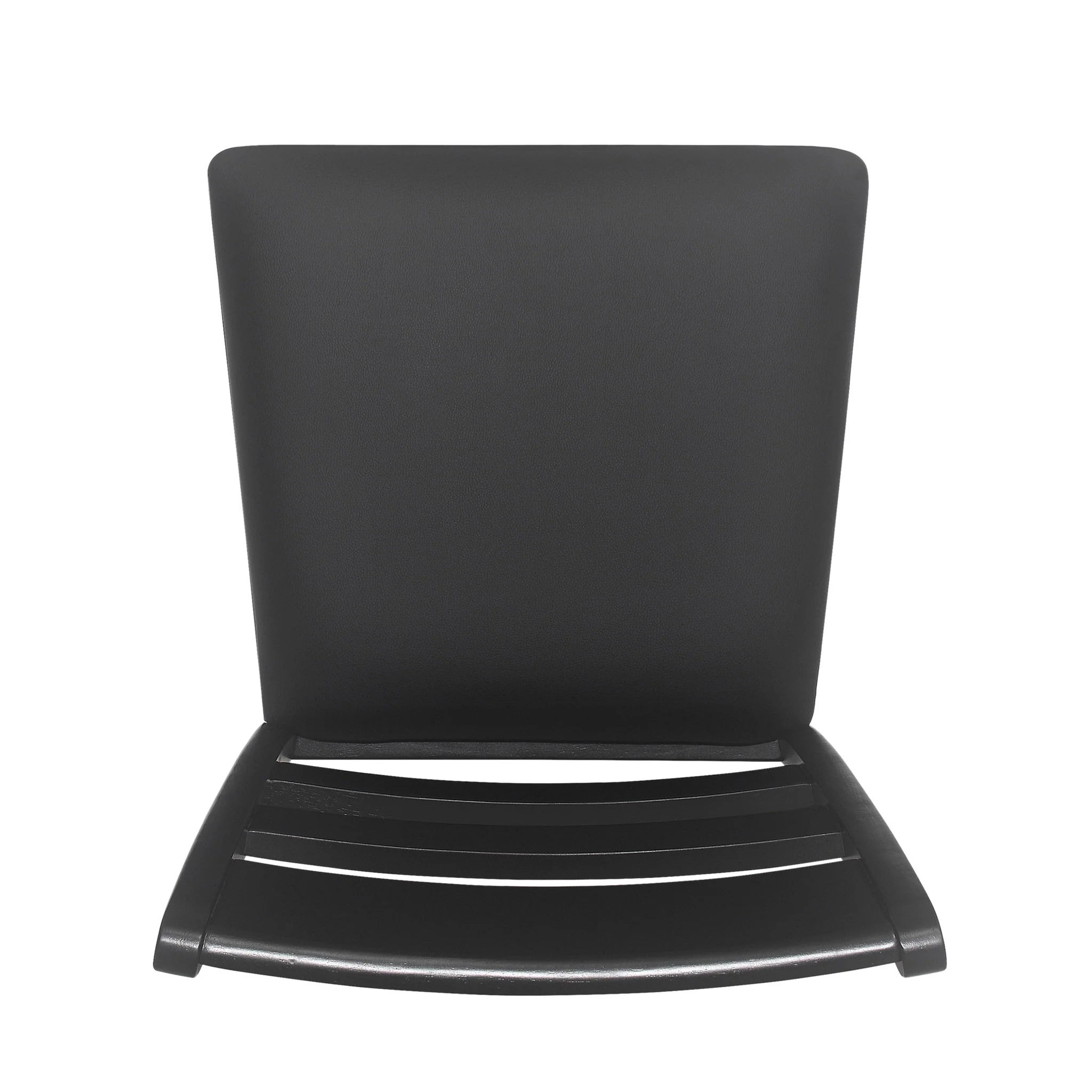 Farmhouse Upholstered Wood Counter Stools - Image 3
