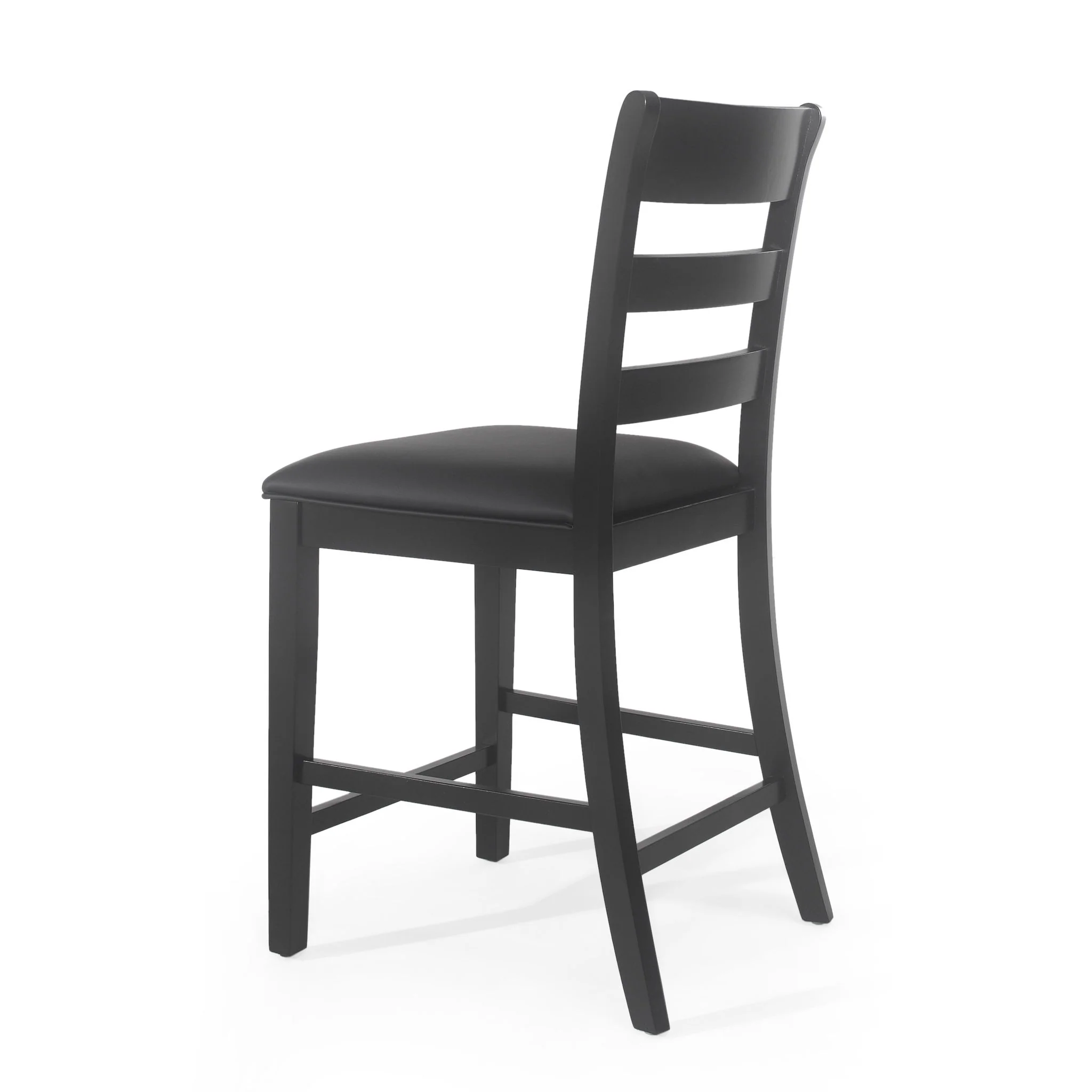 Farmhouse Upholstered Wood Counter Stools - Image 7