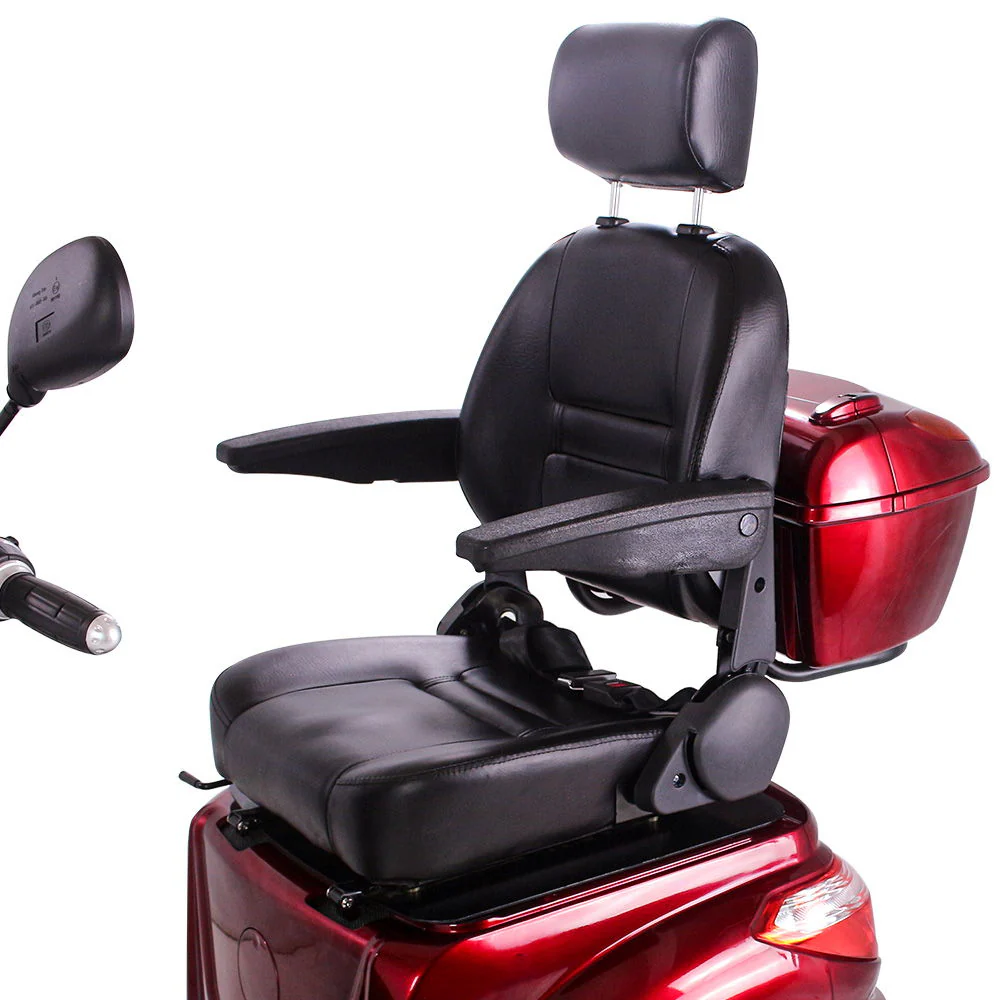 Fastest Mobility Scooter With 4 Wheels & Seniors - Red - Image 3