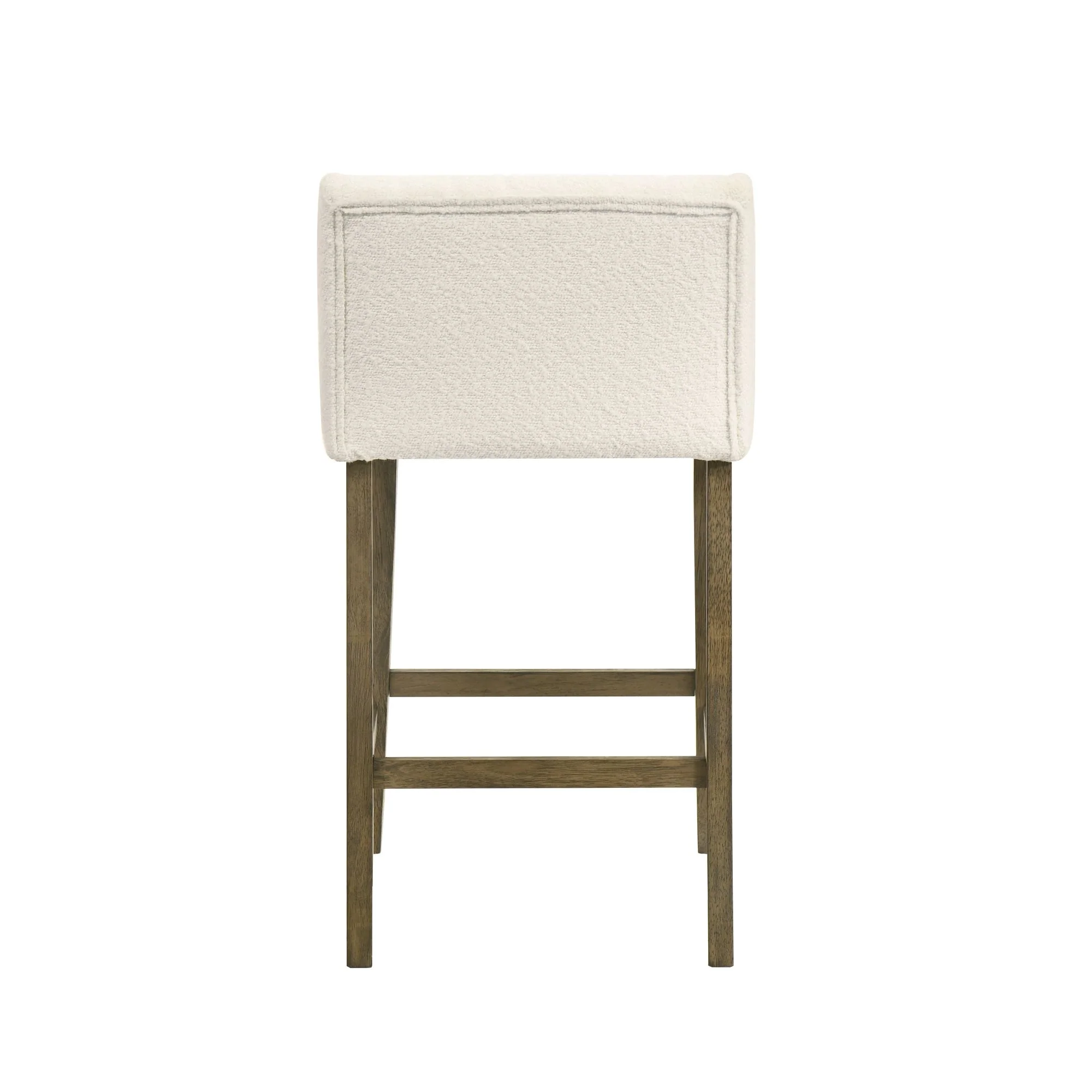 Fauna - Modern Transitional Wood Counter Height Kitchen Bar Stool - Image 12