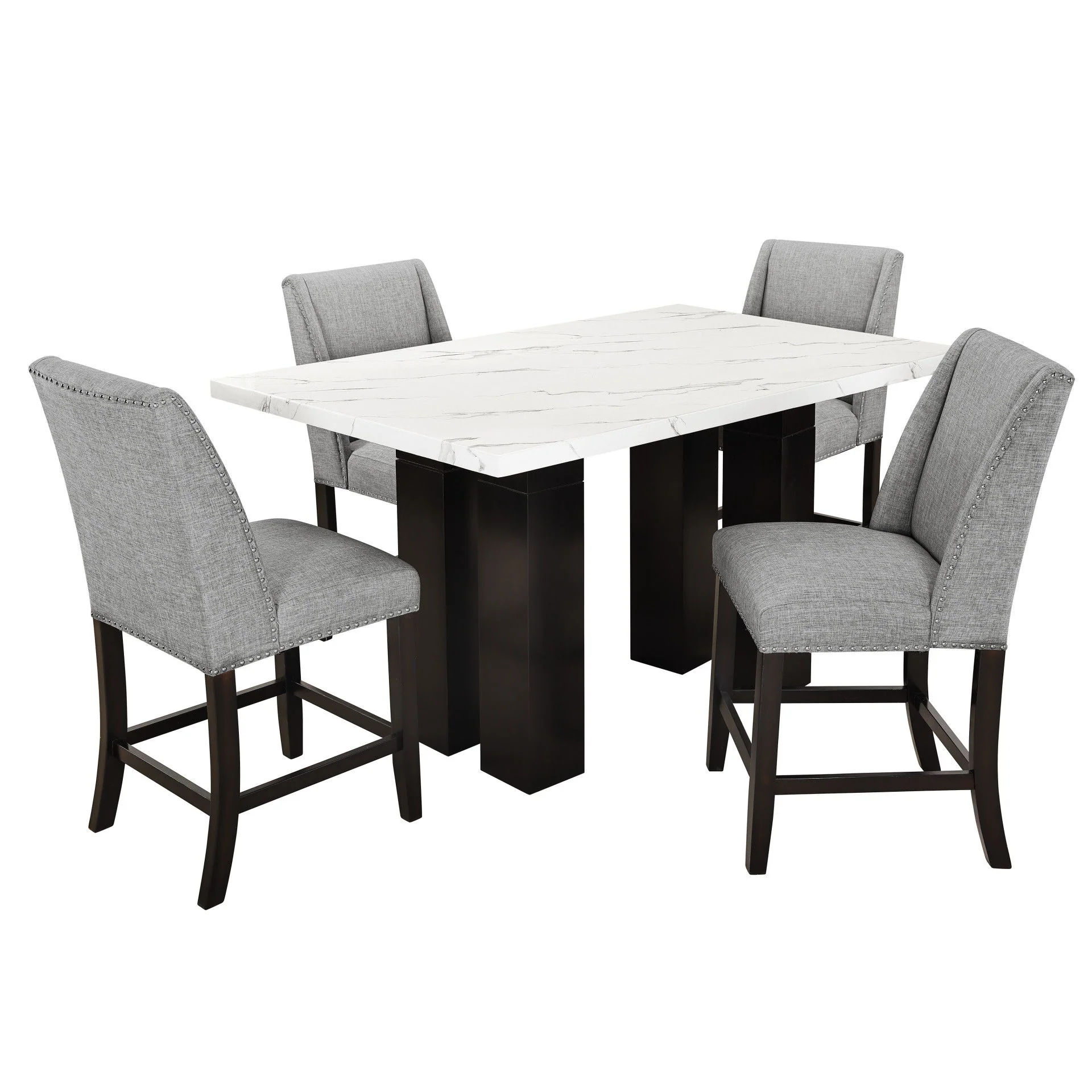 Faust - Counter Chair (Set of 2) - Gray - Image 5