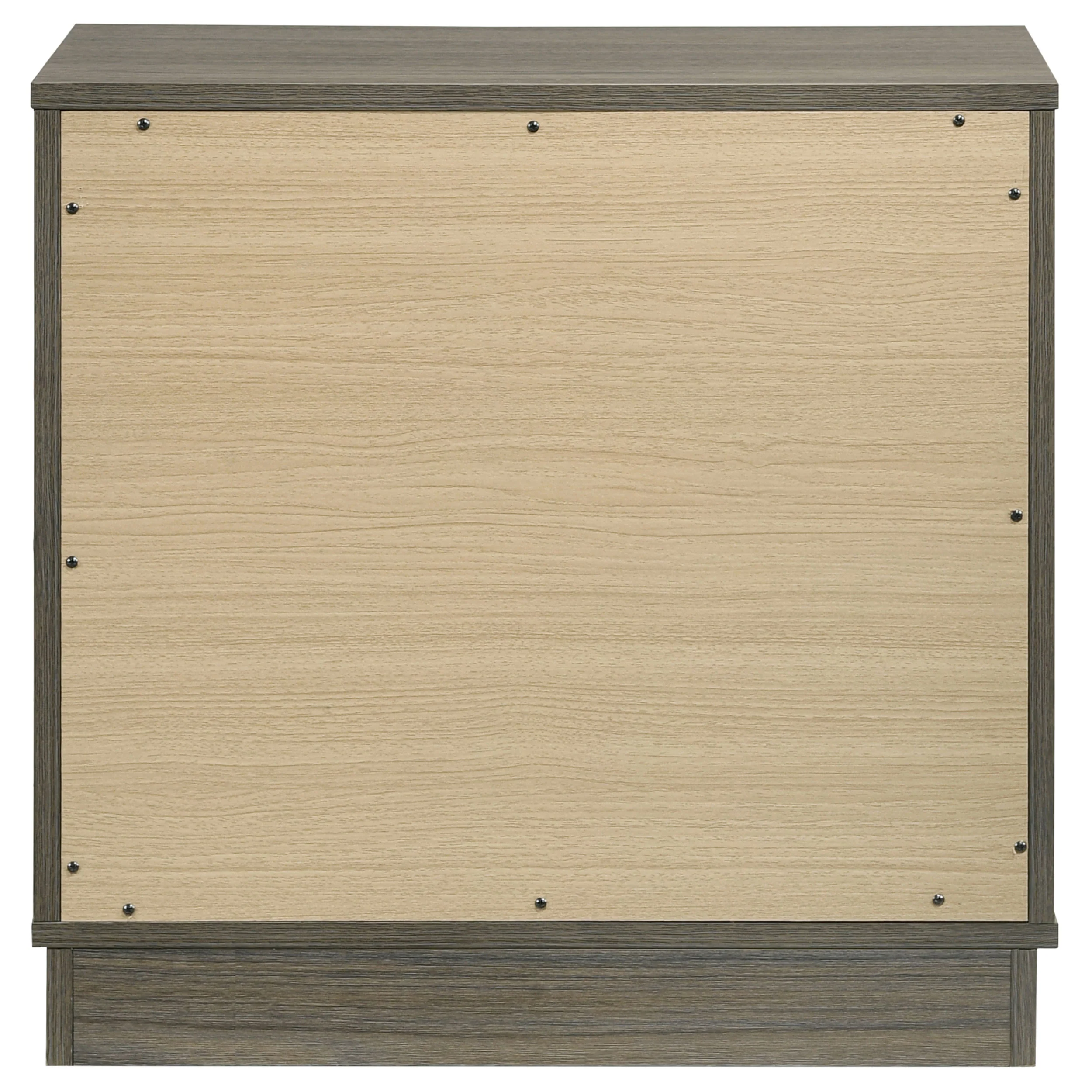 Fenwick 2-Drawer Nightstand, Grey Oak - Image 8