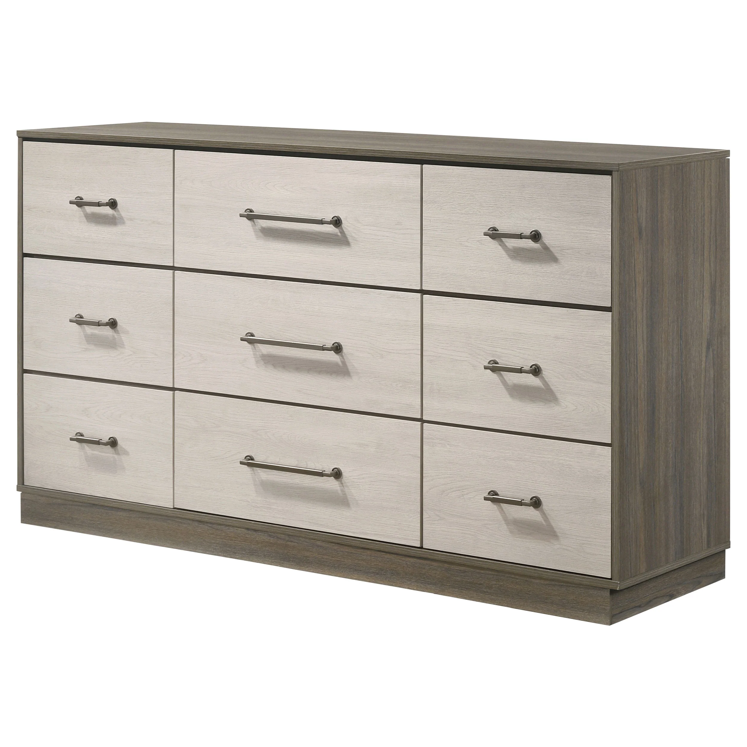 Fenwick 9-Drawer Dresser in Grey Oak - Image 4