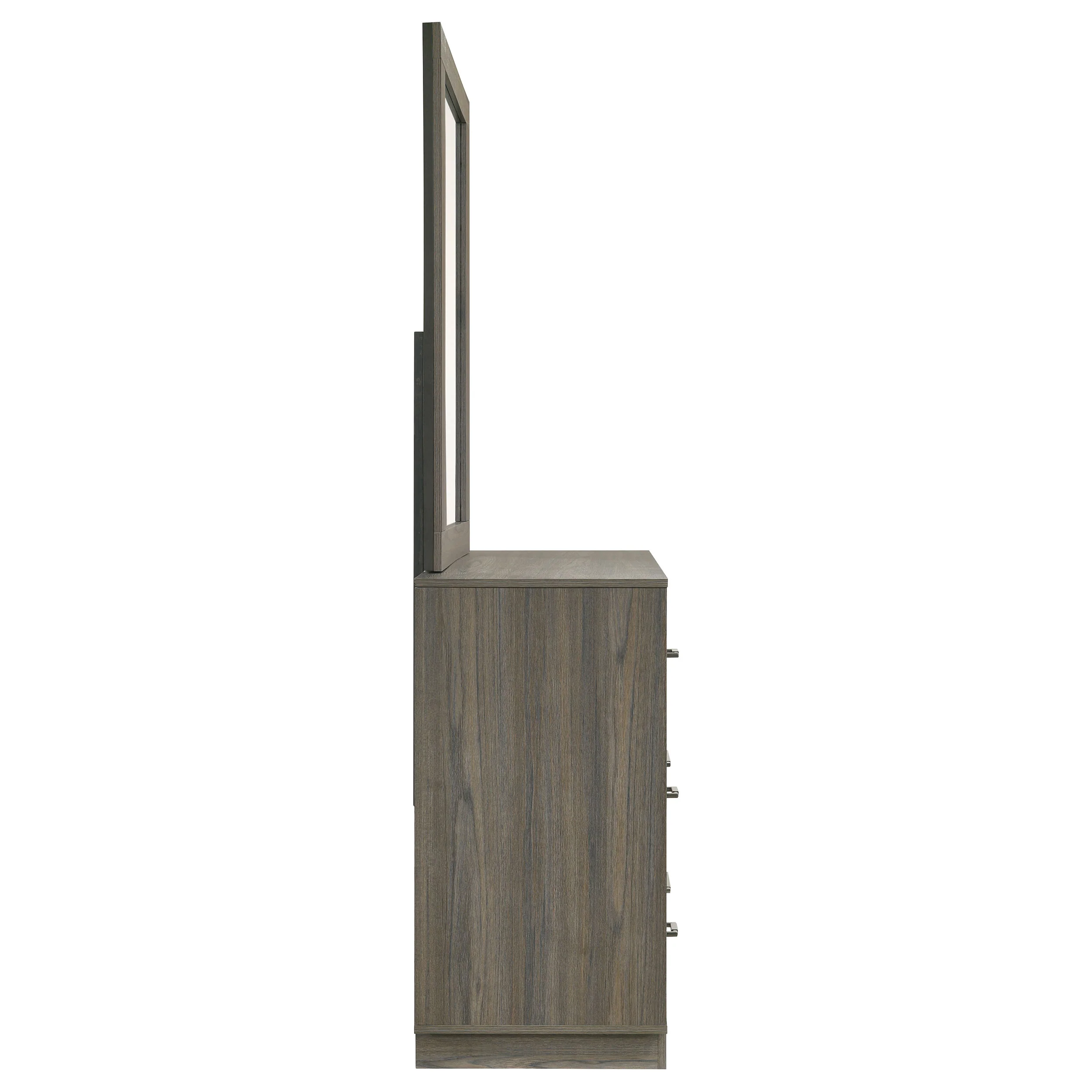 Fenwick 9-Drawer Dresser with Mirror in Grey Oak - Image 6