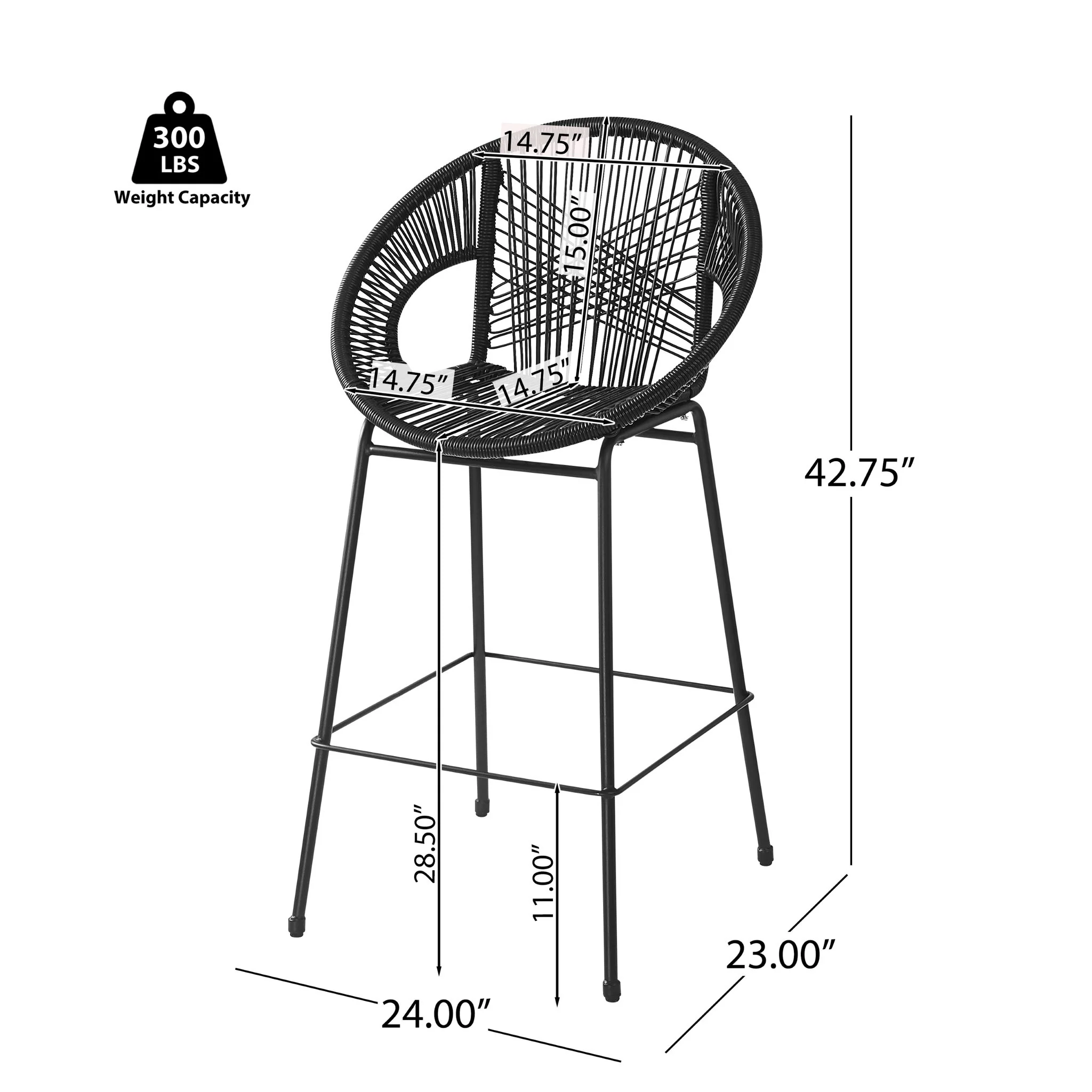 Ferrara - Outdoor Patio Barstool (Set of 2) - Image 20