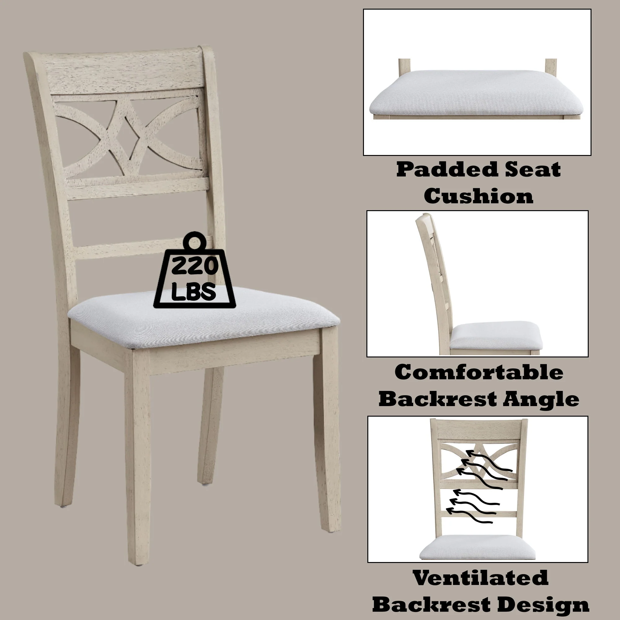 Ferris - Side Chair (Set of 2) - Antique Gray - Image 5