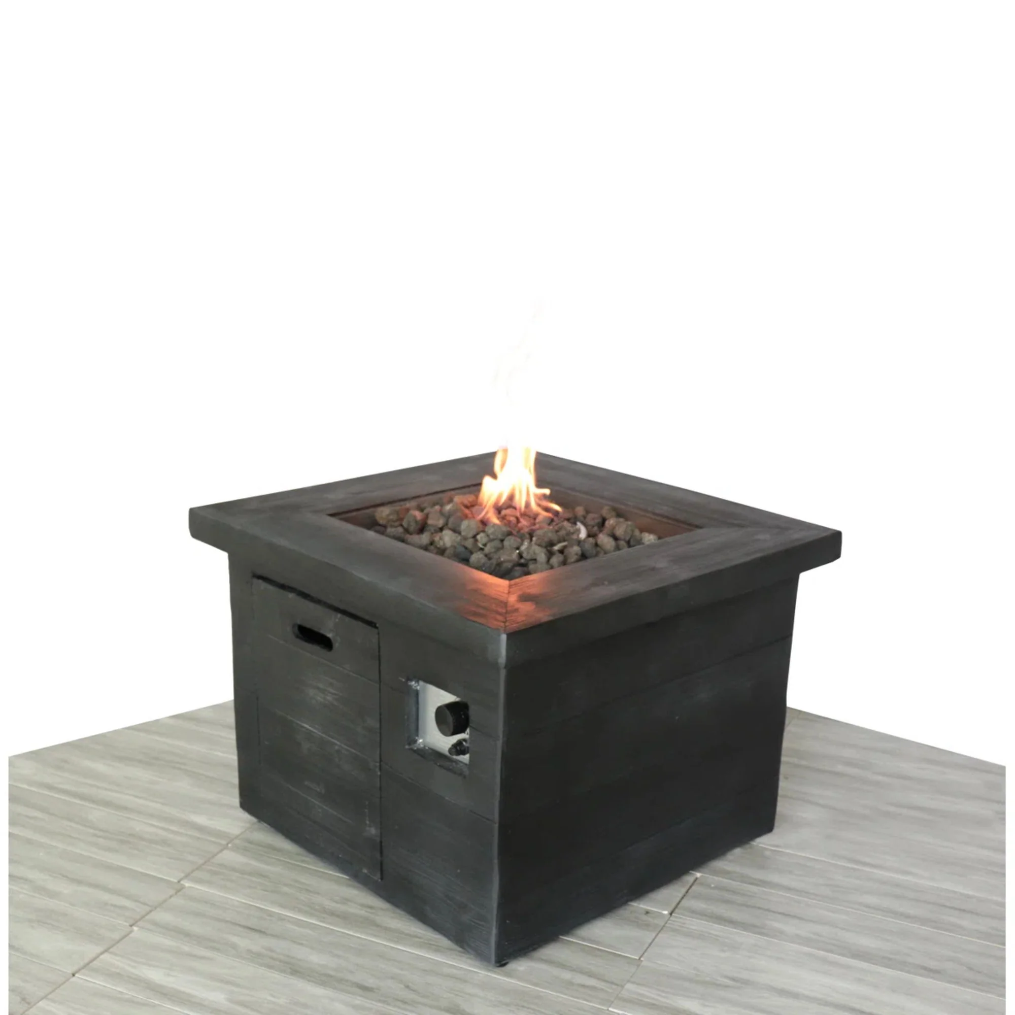 Fiber Reinforced Propane / Natural Gas, Fire Pit Table - Charcoal - Image 5