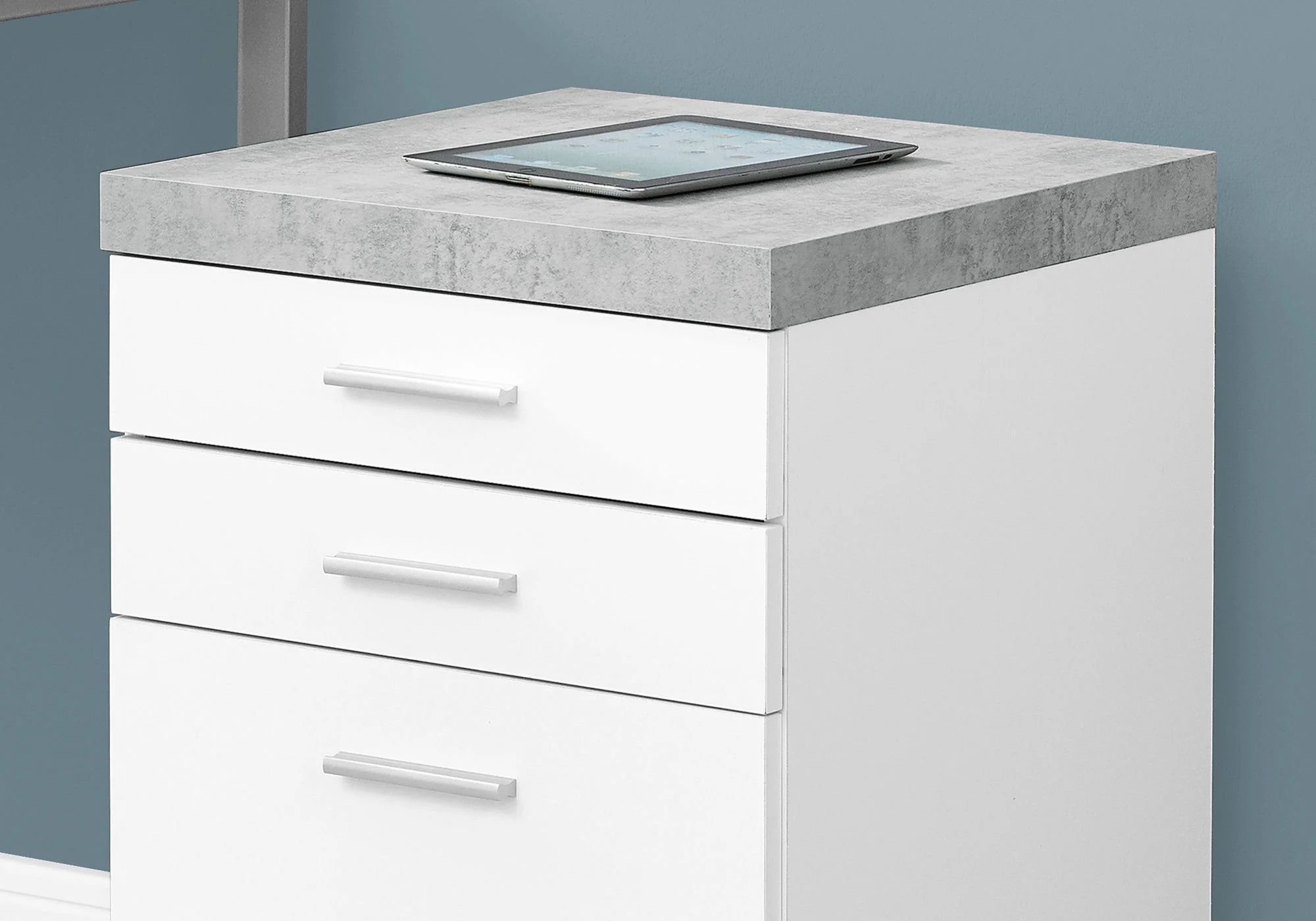 File Cabinet Rolling Mobile Storage Drawers Printer Stand For Office - Image 17