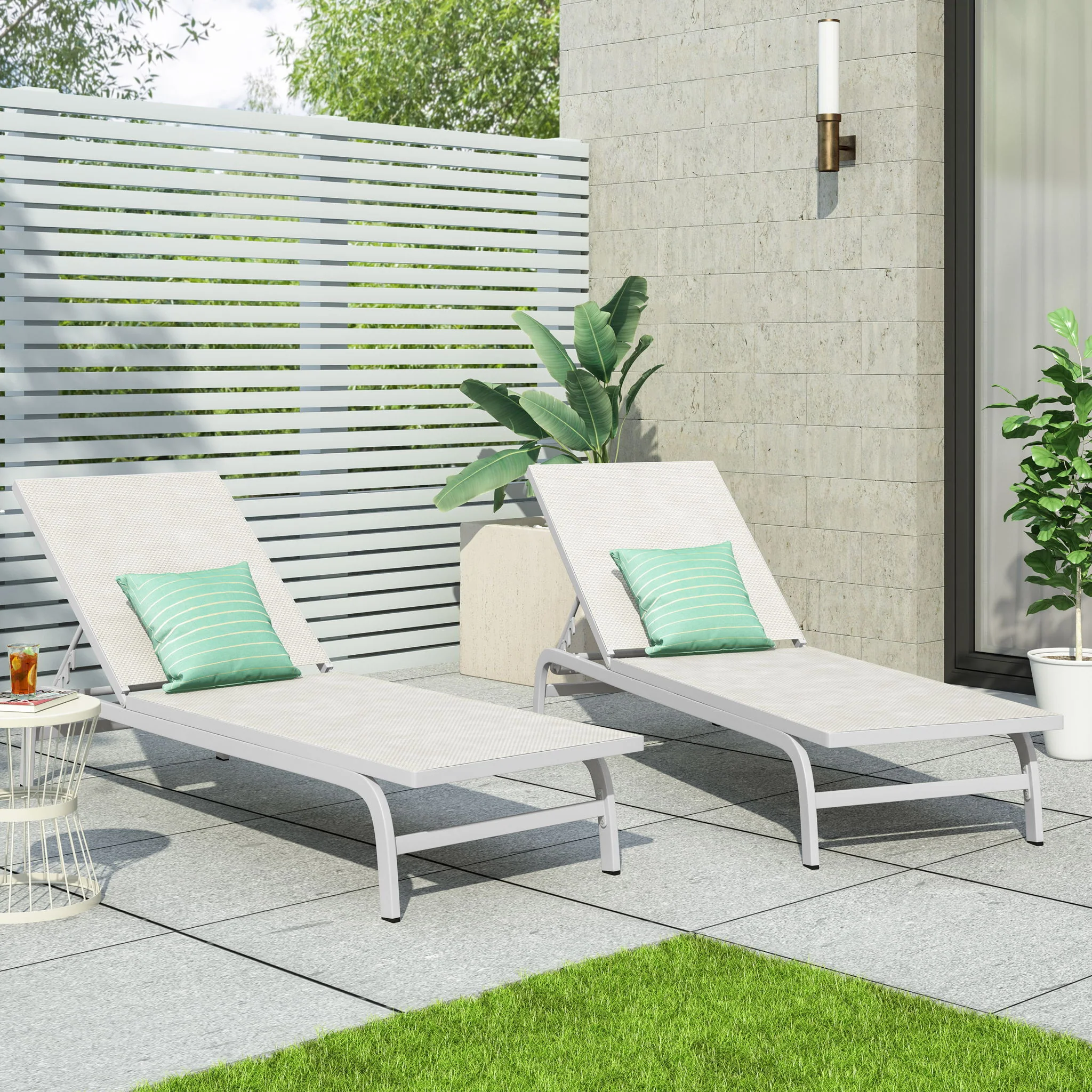Finn - Contemporary Chaise Lounge For Outdoor Relaxation - Image 6