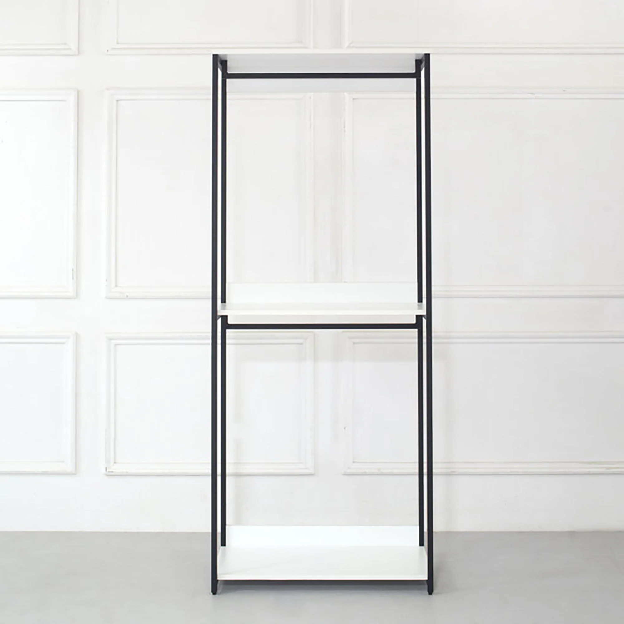 Fiona - Freestanding 3 Tower System Walk-In Closet With 7 Shelf - White - Image 3