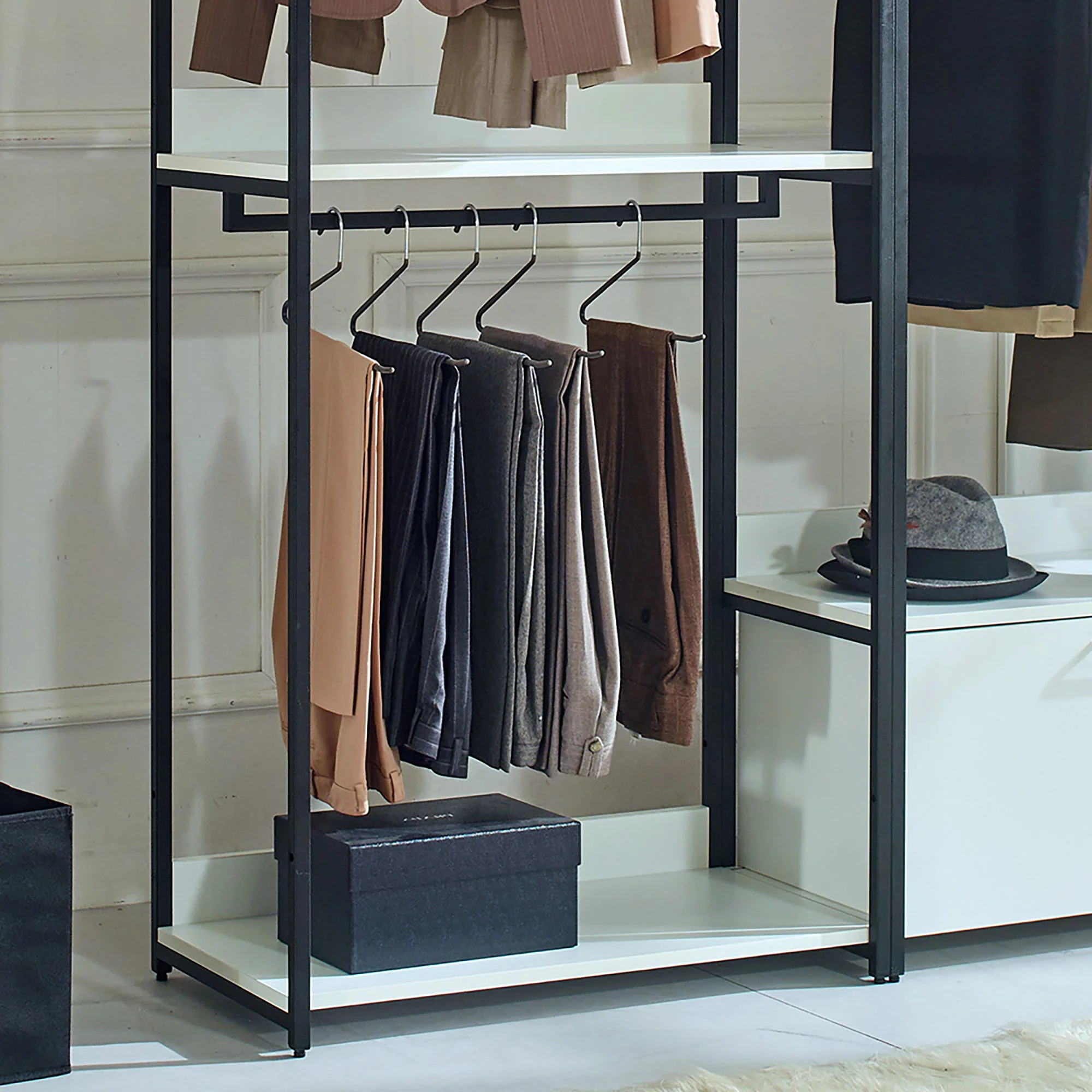 Fiona - Freestanding Walk-In, Closet System - White - Image 8