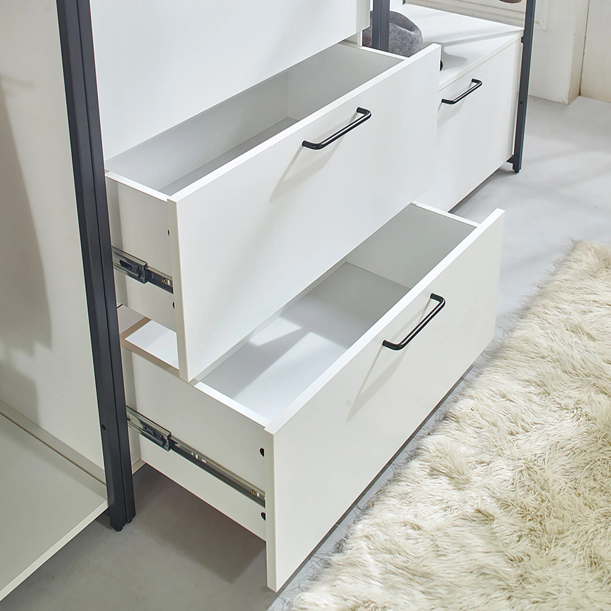 Fiona - Freestanding, Walk-In Closet System - White - Image 6