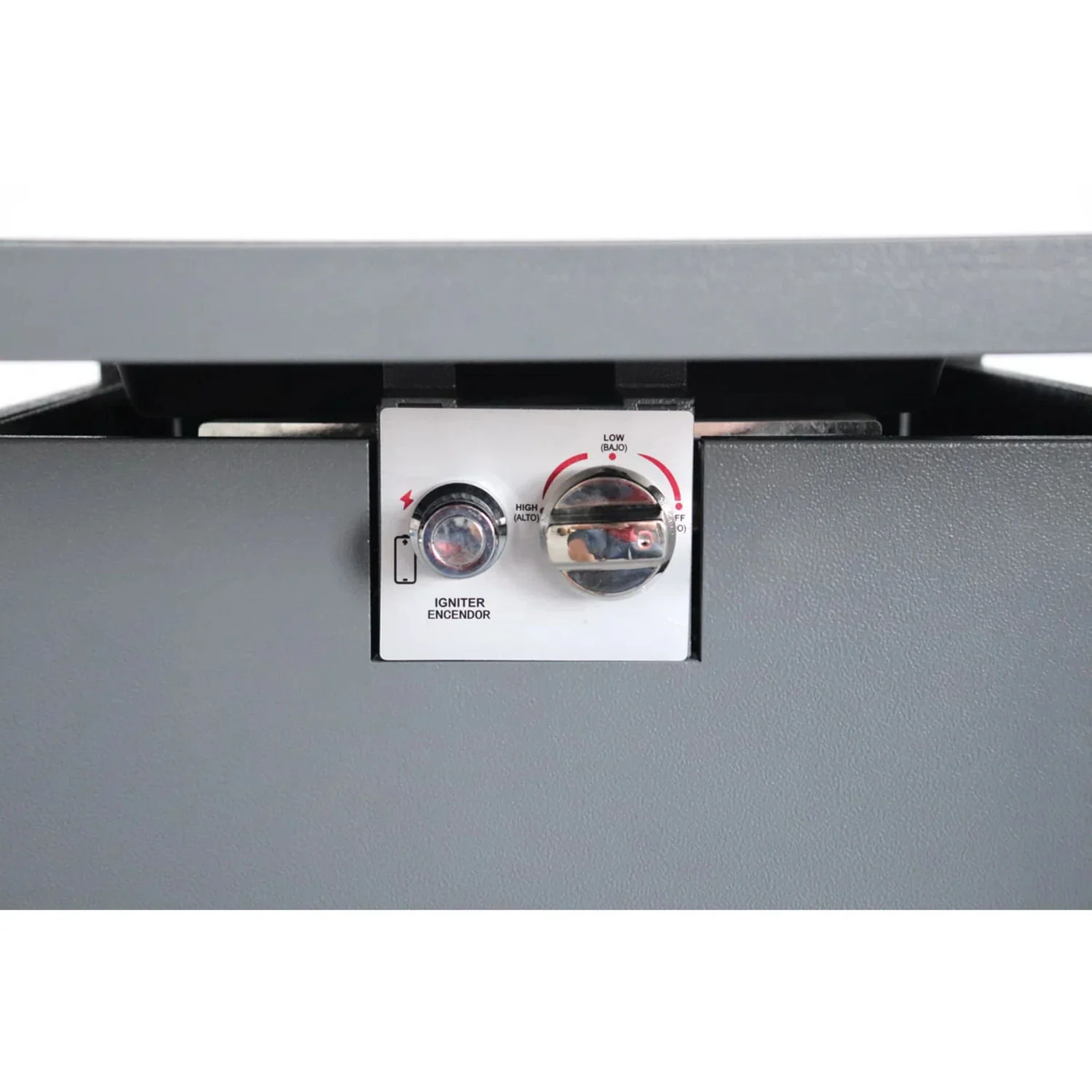 Fire Pit Table Outdoor Backyard Heater Steel 30x25in Dark Gray - Image 6