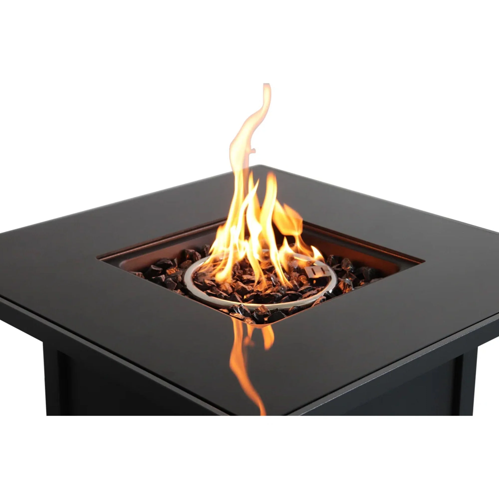 Fire Pit Table Outdoor Heater Propane Gas Burner Steel 30x25in - Image 6