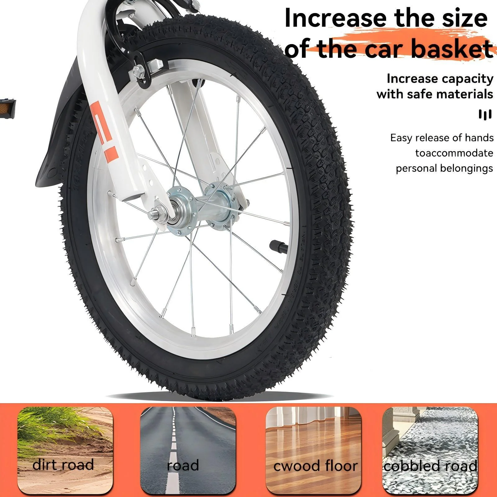 Fkznpj - 18" Sporty Kids Bike With Training Wheels And Stand Adjustable Saddle Suitable For Boys And Girls Aged 5 - 10 Years Tall Height 39 - 49" Available In A Variety Of Colors - Image 24