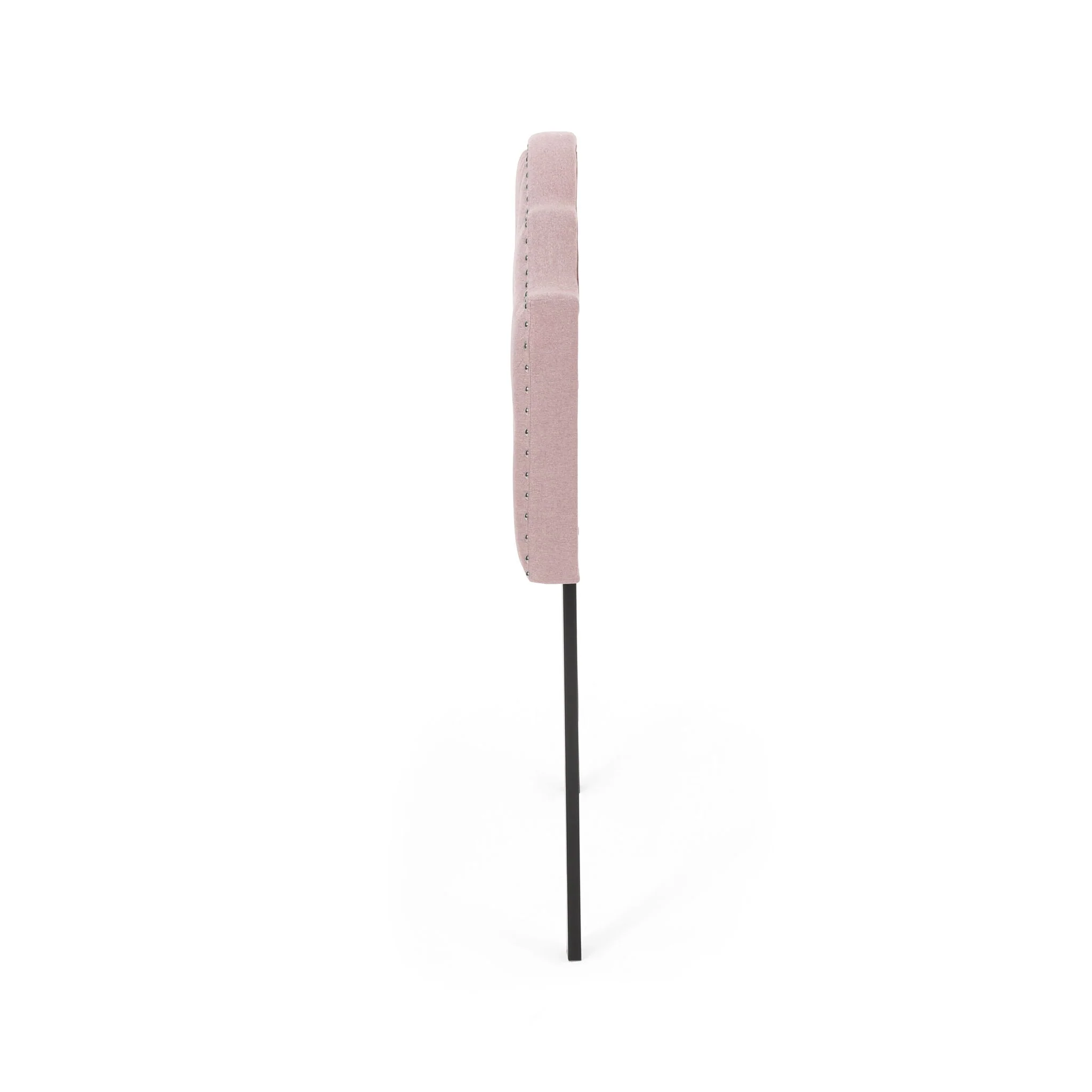 Flanner - Contemporary Fabric Upholstered Twin Headboard - Blush - Image 4