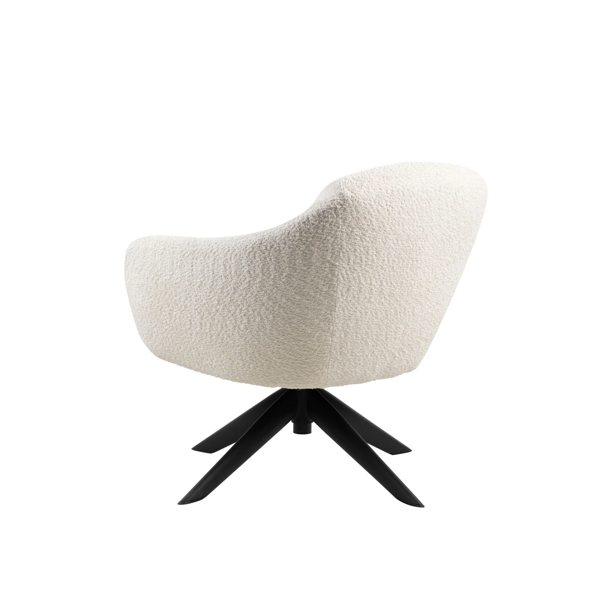 Fleming - Boucle Swivel Lounge Chair - Image 9