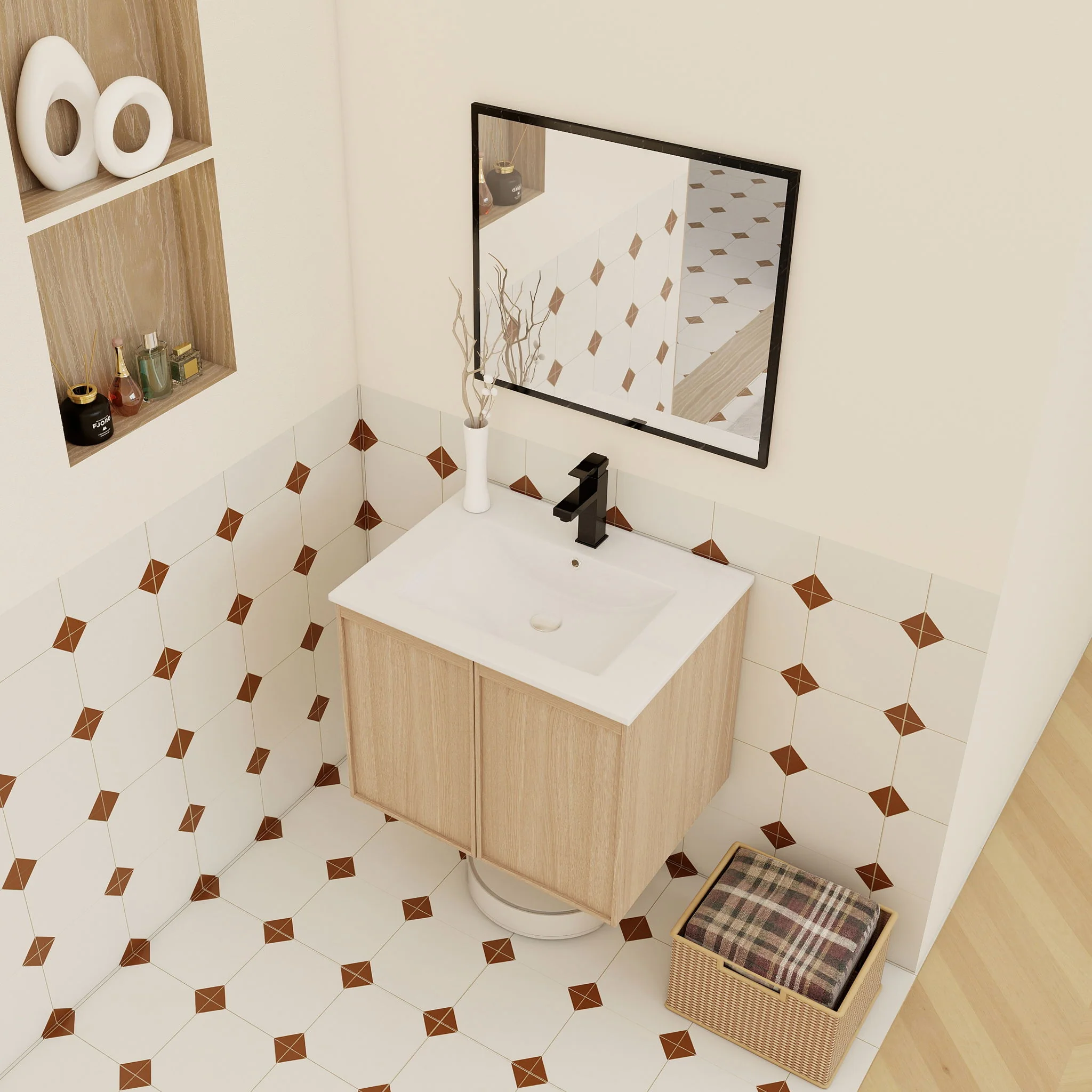 Floating Bathroom Vanity With Sink Combo - Image 36