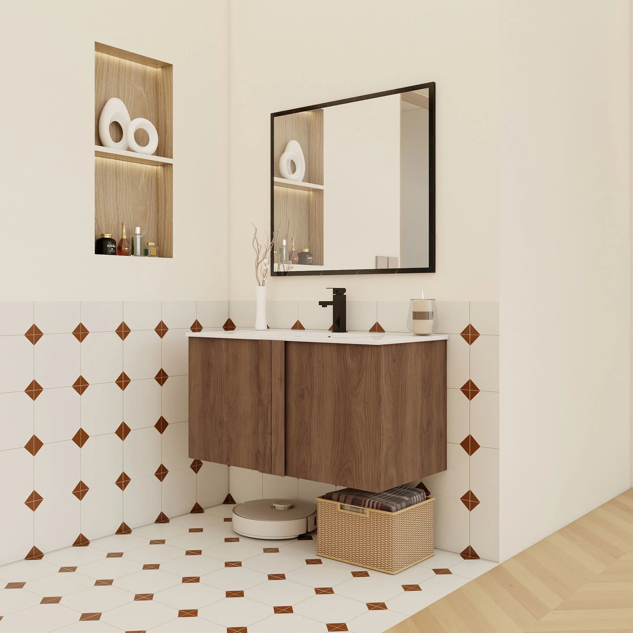 Floating Bathroom Vanity With Sink Combo - Image 47