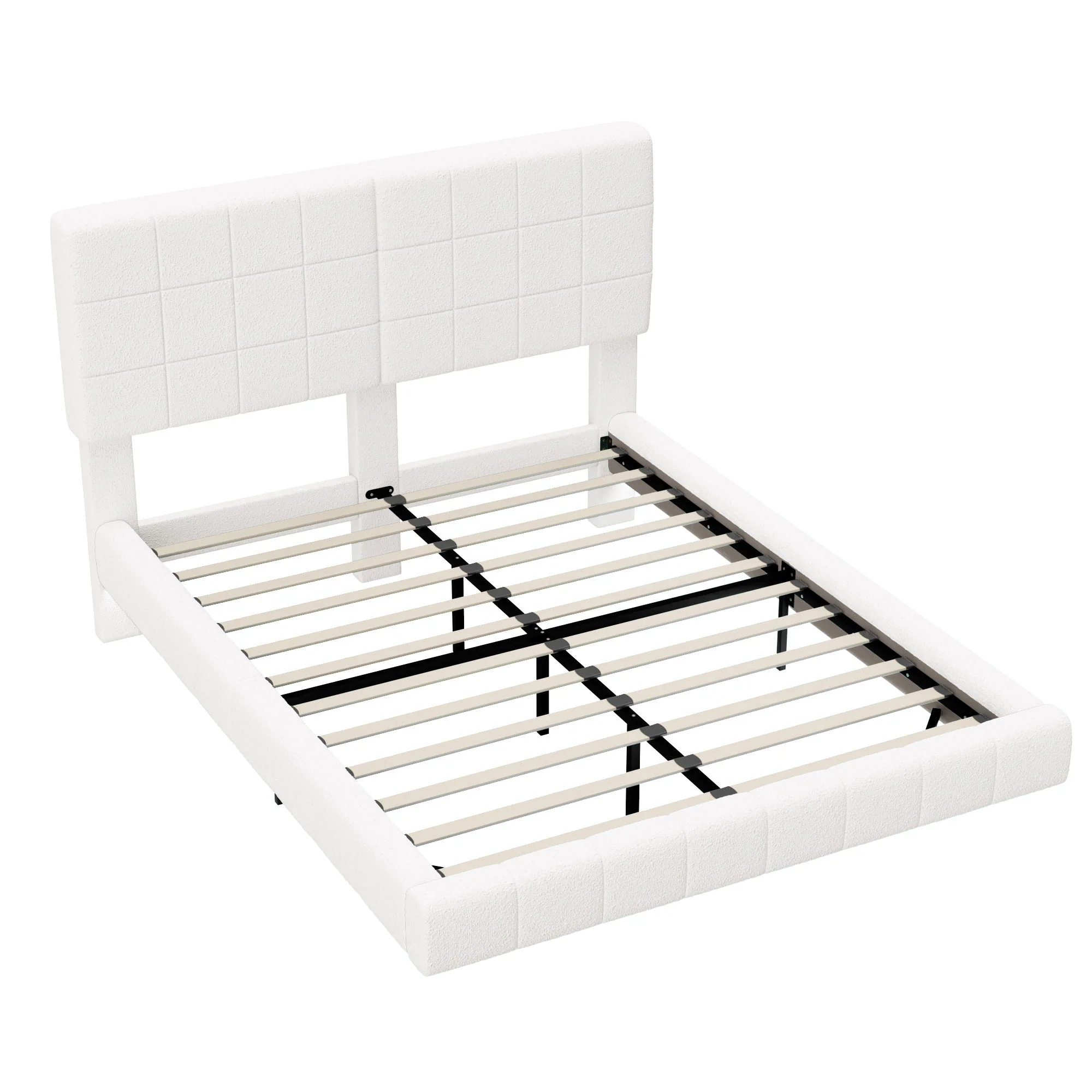 Floating Bed With Light, Soft Touch Surface - Image 3