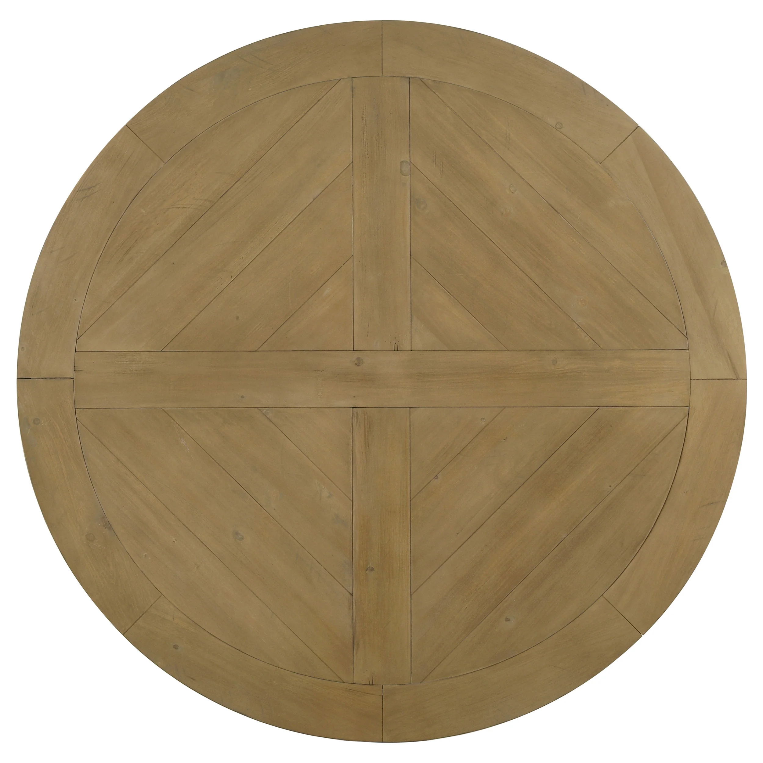 Florence 5-Piece Round Dining Table Set, Rustic Honey - Image 3