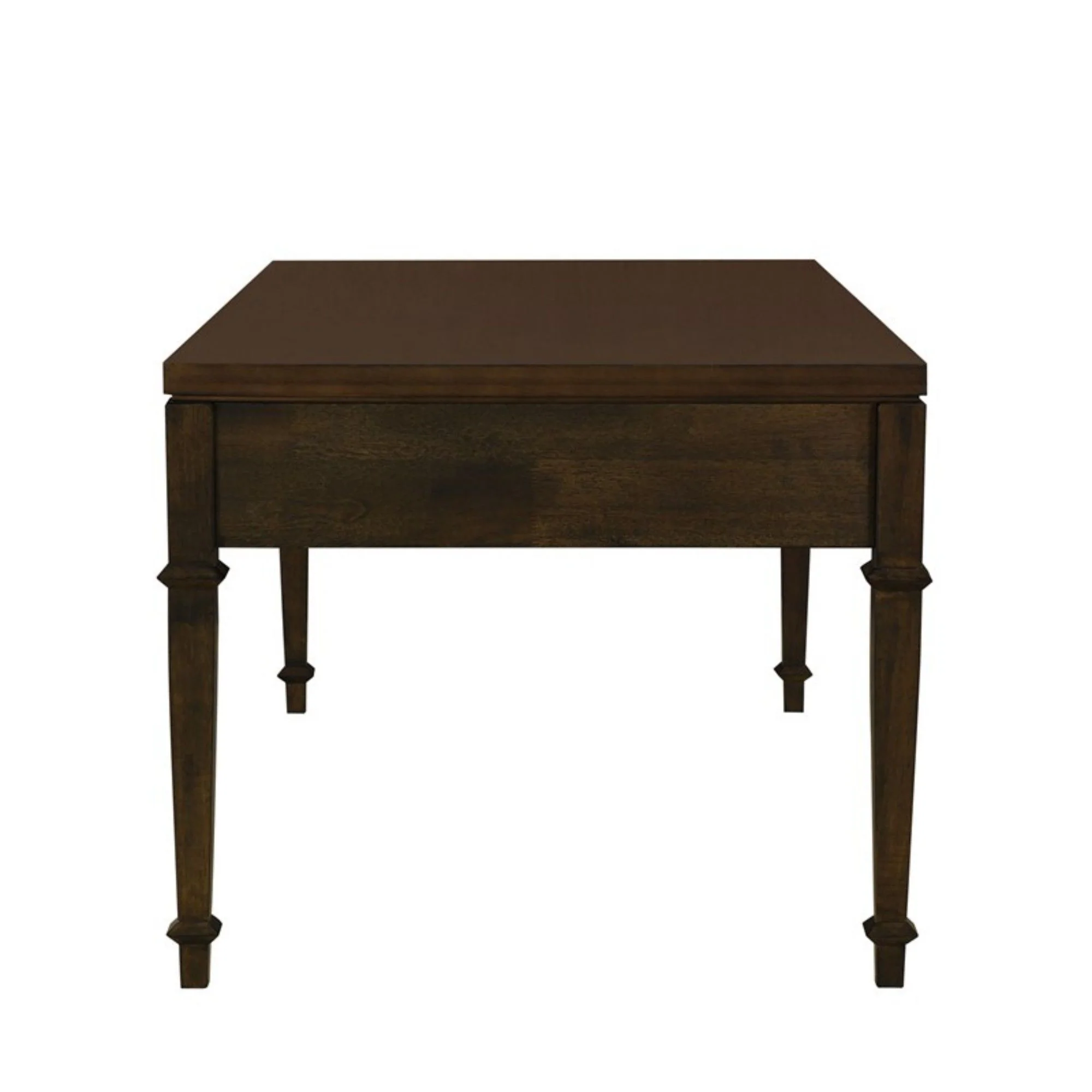 Fluted - 2 Drawer Coffee Table - Brown - Image 4