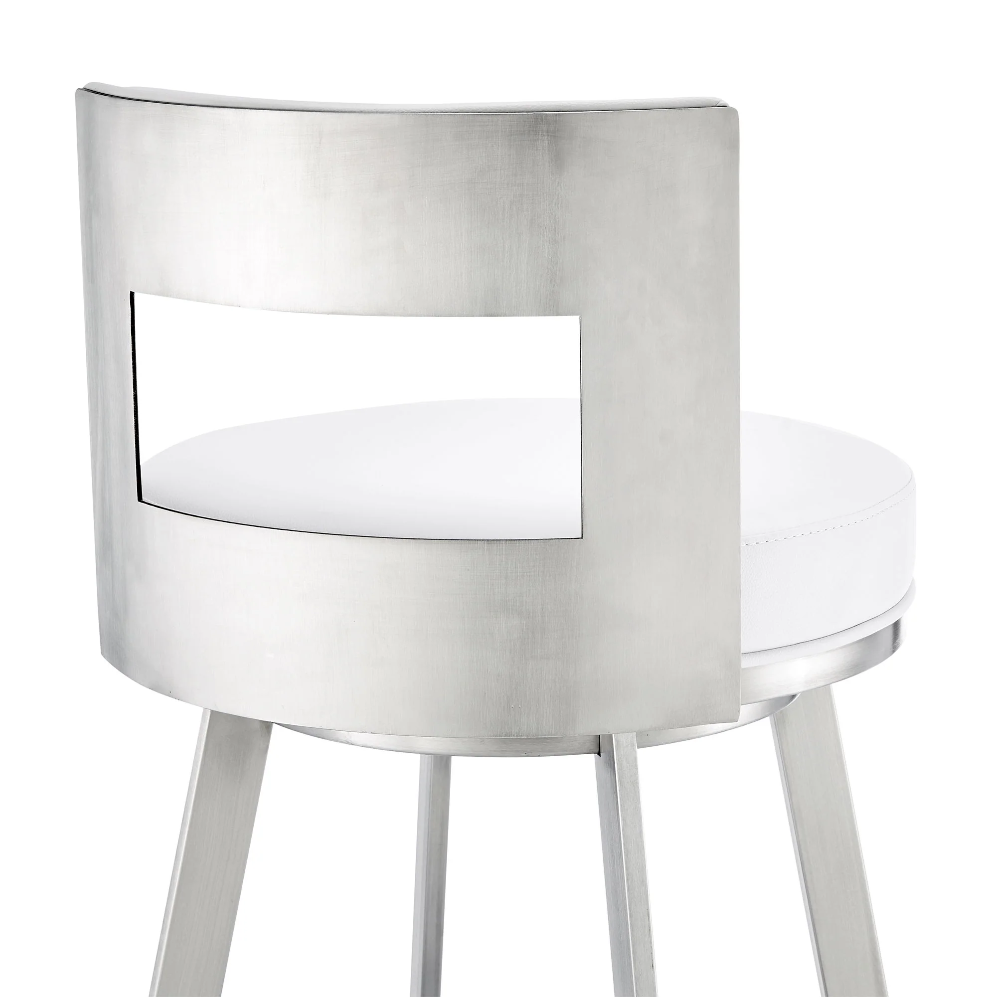 Flynn - Swivel Bar Stool - Brushed Steel - Image 39