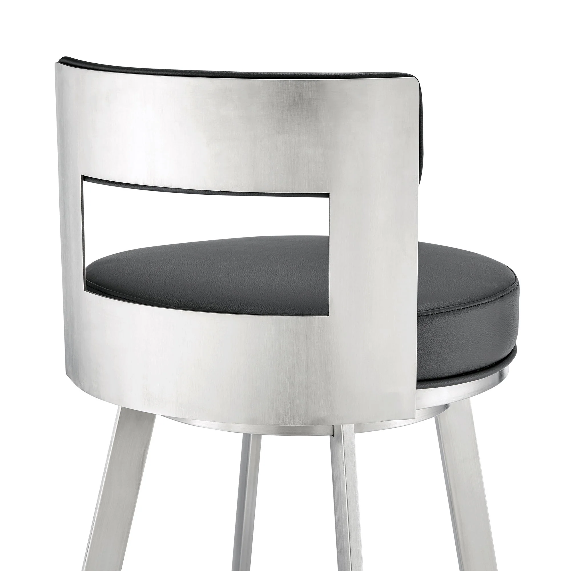 Flynn - Swivel Bar Stool - Brushed Steel - Image 41