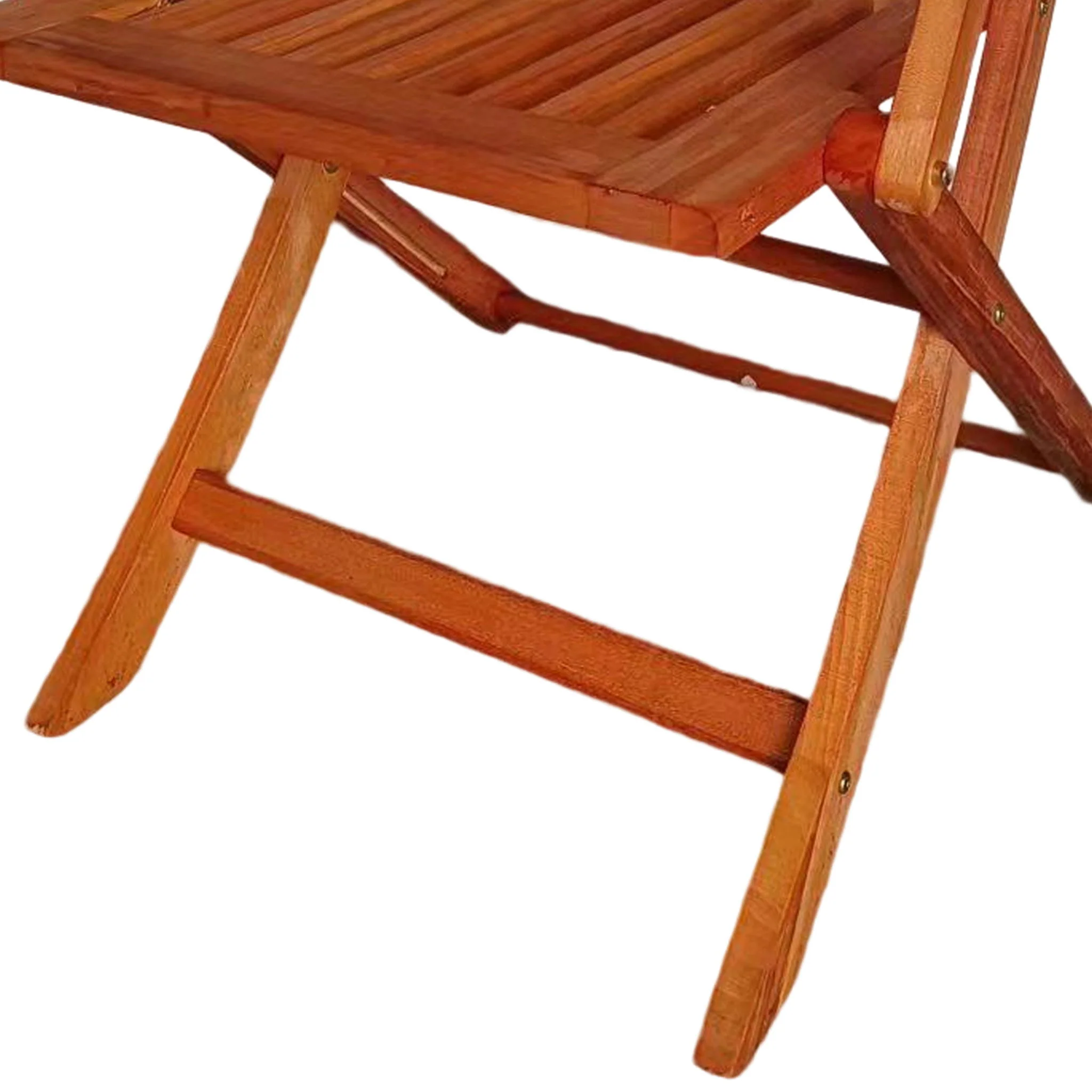 Foldable Patio Dining Set, Folding Chairs, Indoor And Outdoor Universal (Set of 4) - Teak - Image 4
