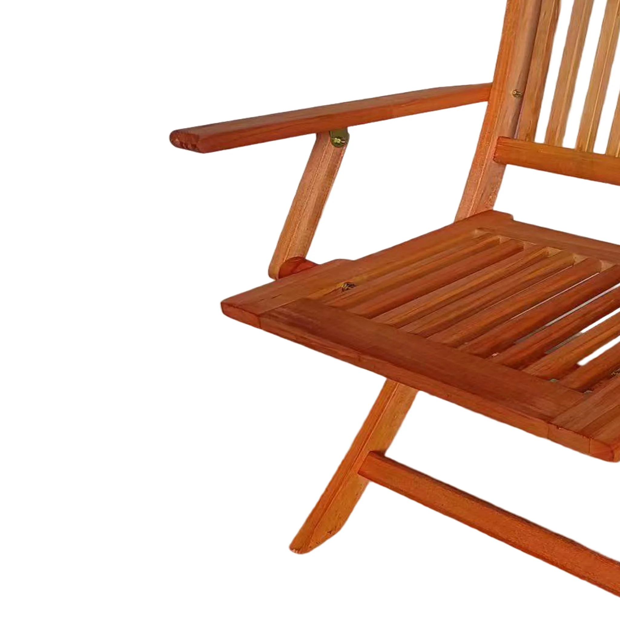 Foldable Patio Dining Set, Folding Chairs, Indoor And Outdoor Universal (Set of 4) - Teak - Image 9