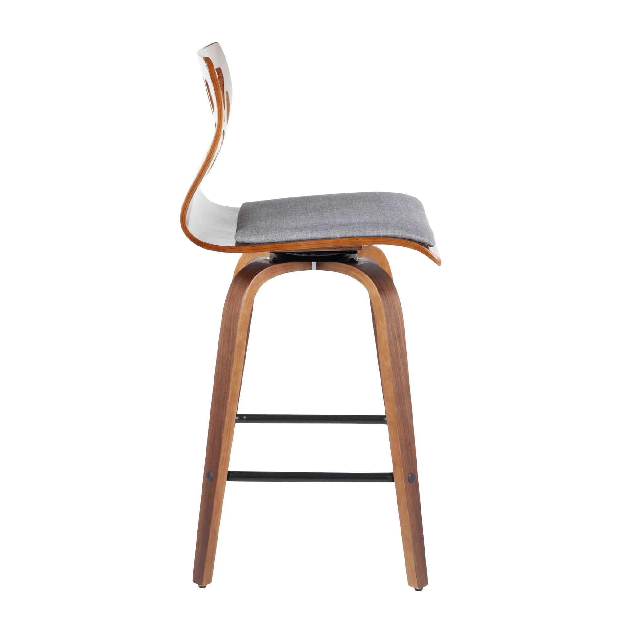 Folia - Mid Century Modern Fixed Height Counter Stool With Swivel (Set of 2) - Image 10