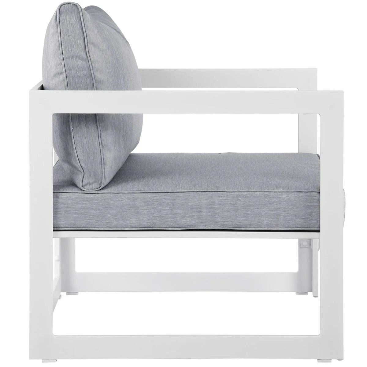 Fortuna Outdoor Aluminum Patio Chairs and Armchairs with Cushions Collection - Image 2