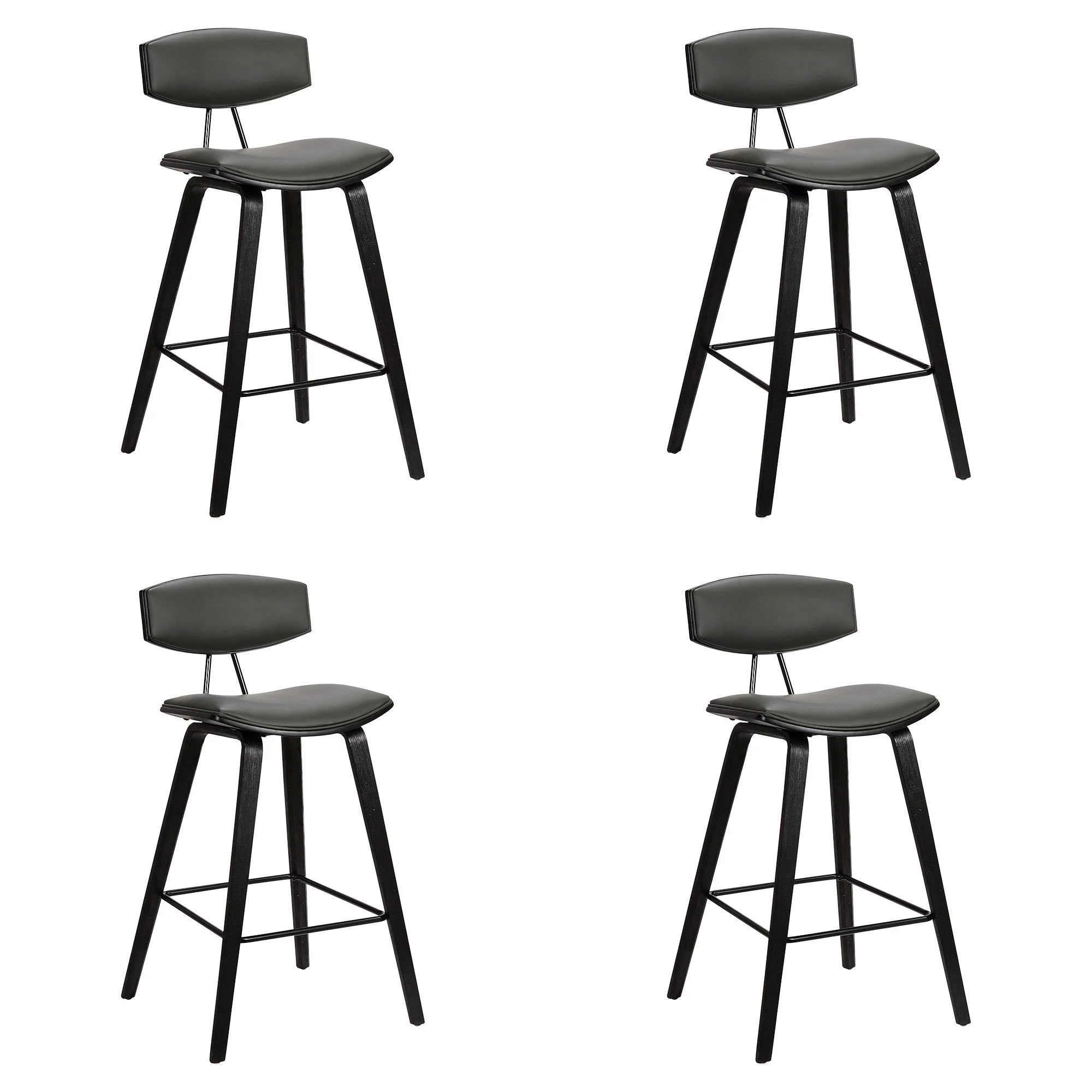 Fox - Mid-Century Modern Counter Stool - Image 2