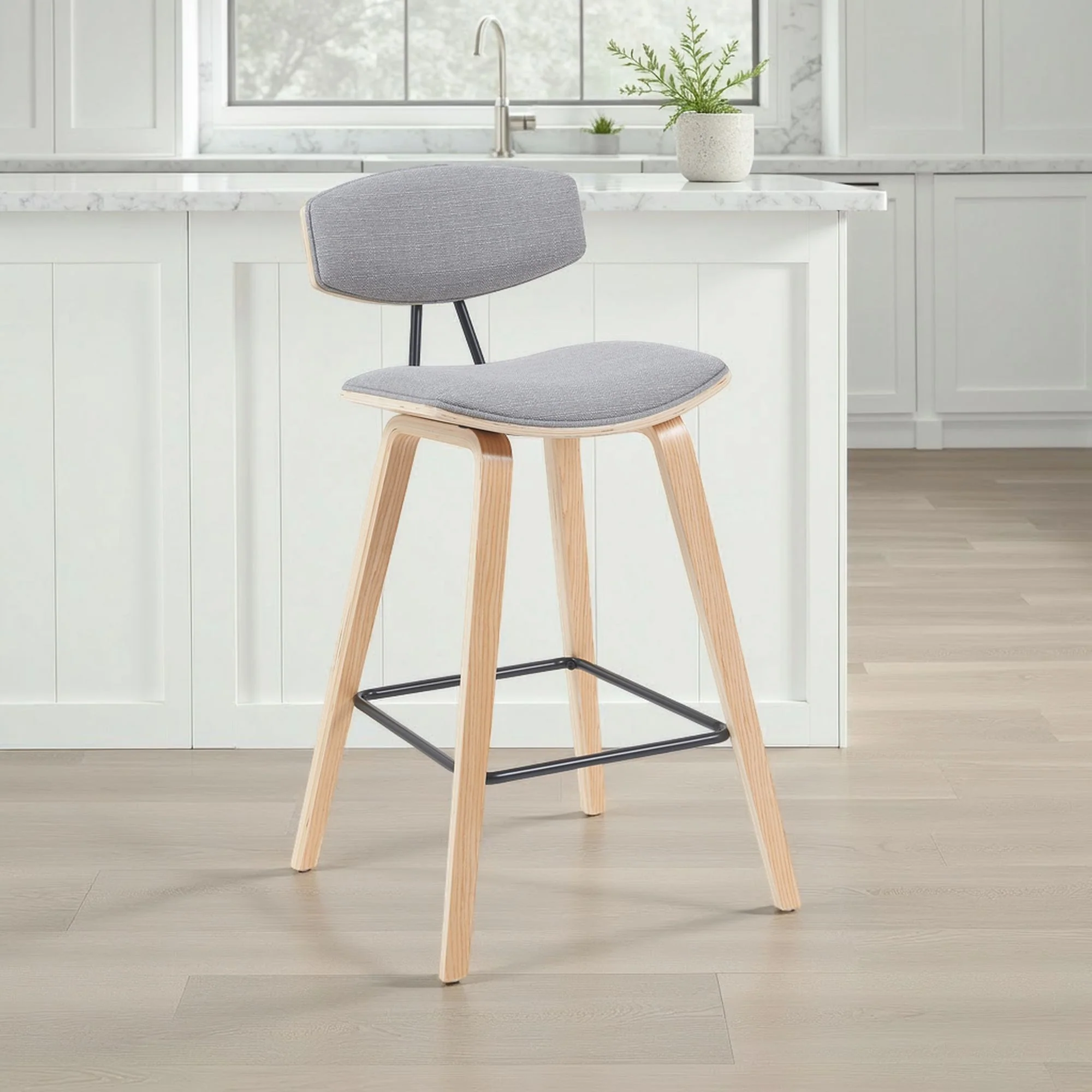 Fox - Swivel Counter Height Stool - Light Brown - Image 38