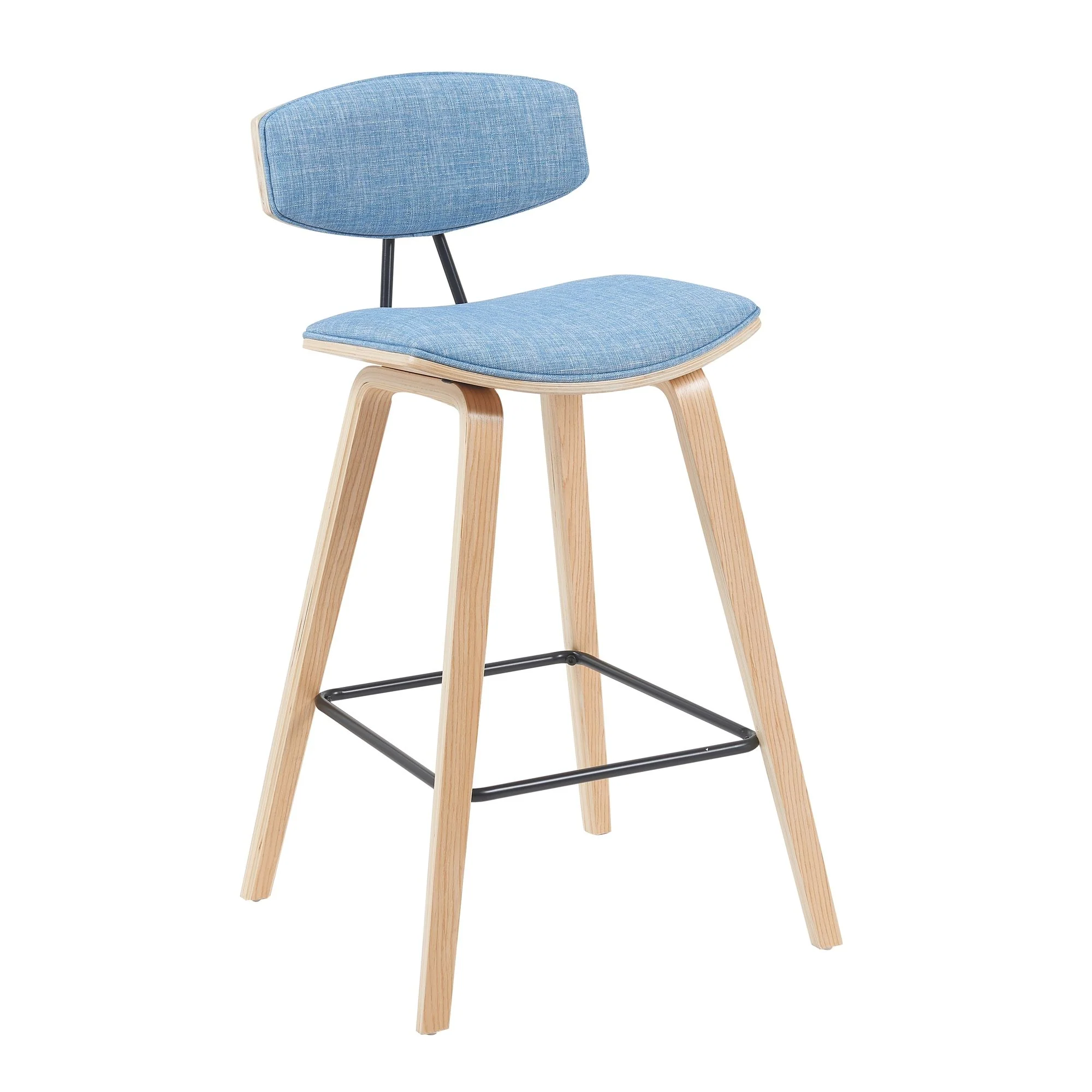Fox - Swivel Counter Height Stool - Light Brown - Image 7