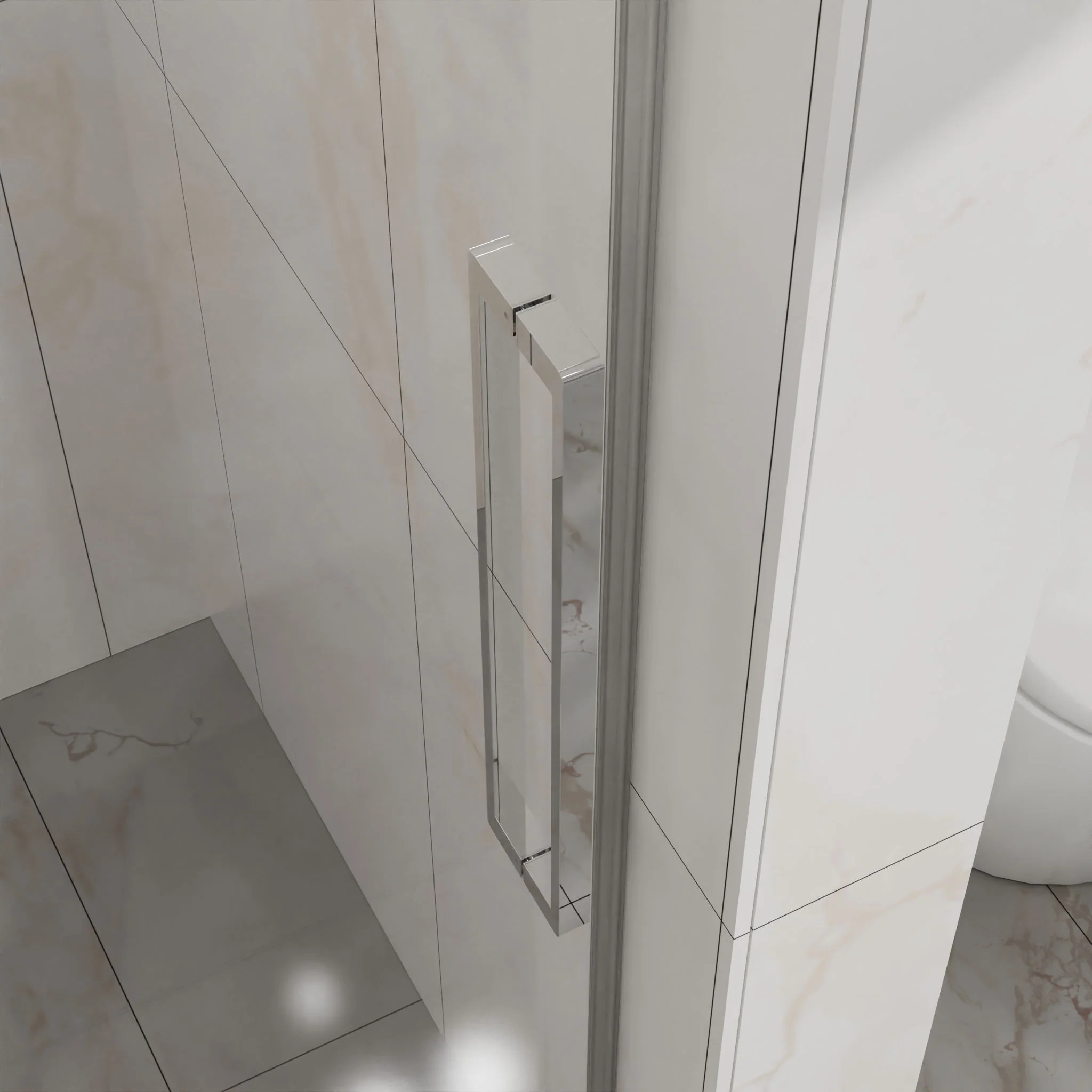 Frameless Tub Sliding Shower Door With Easy Clean Coating - Image 23