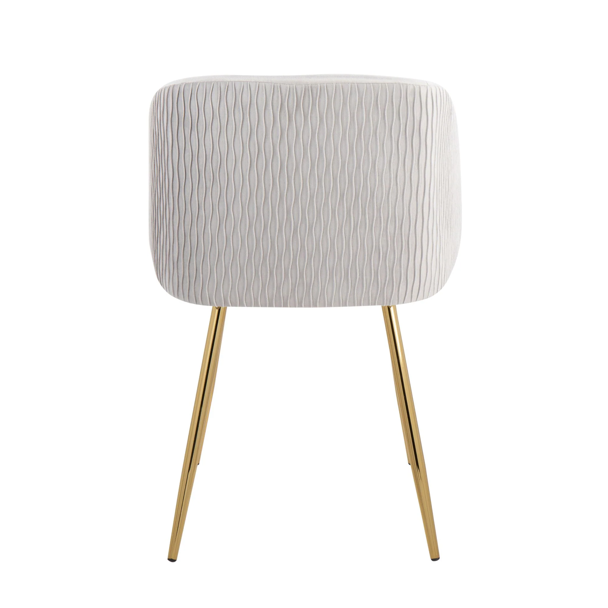 Fran - Pleated Waves Contemporary Chair (Set of 2) - Image 7