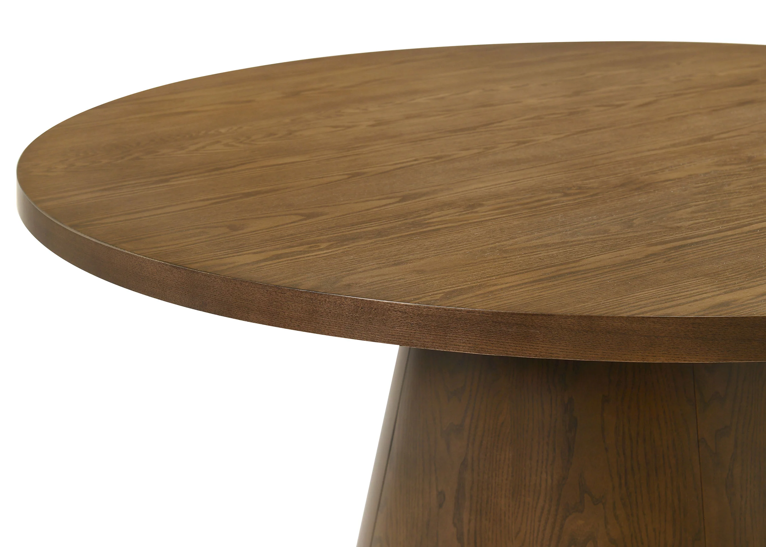 Franklin 5-Piece 54-Inch Round Dining Table Set Dark Brown - Image 3