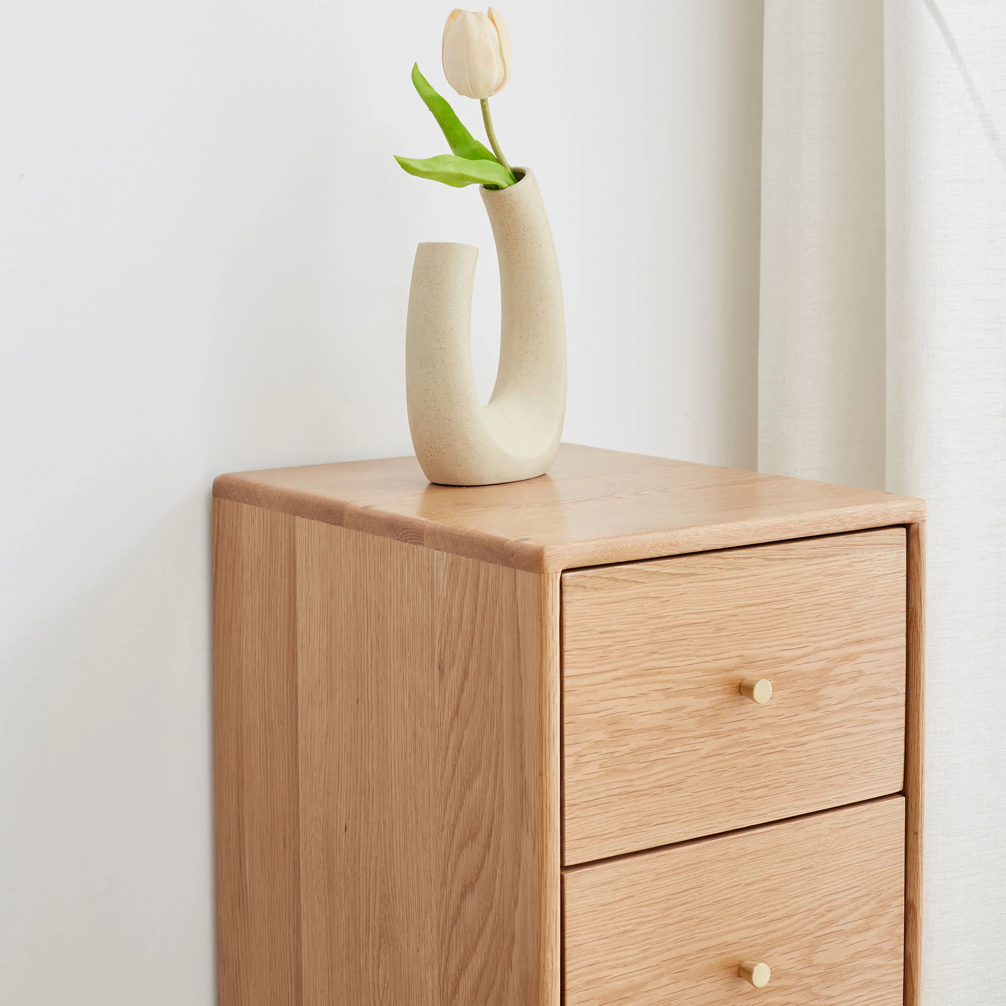 Free-Standing Corner Storage Cabinet For Living Room - Image 13