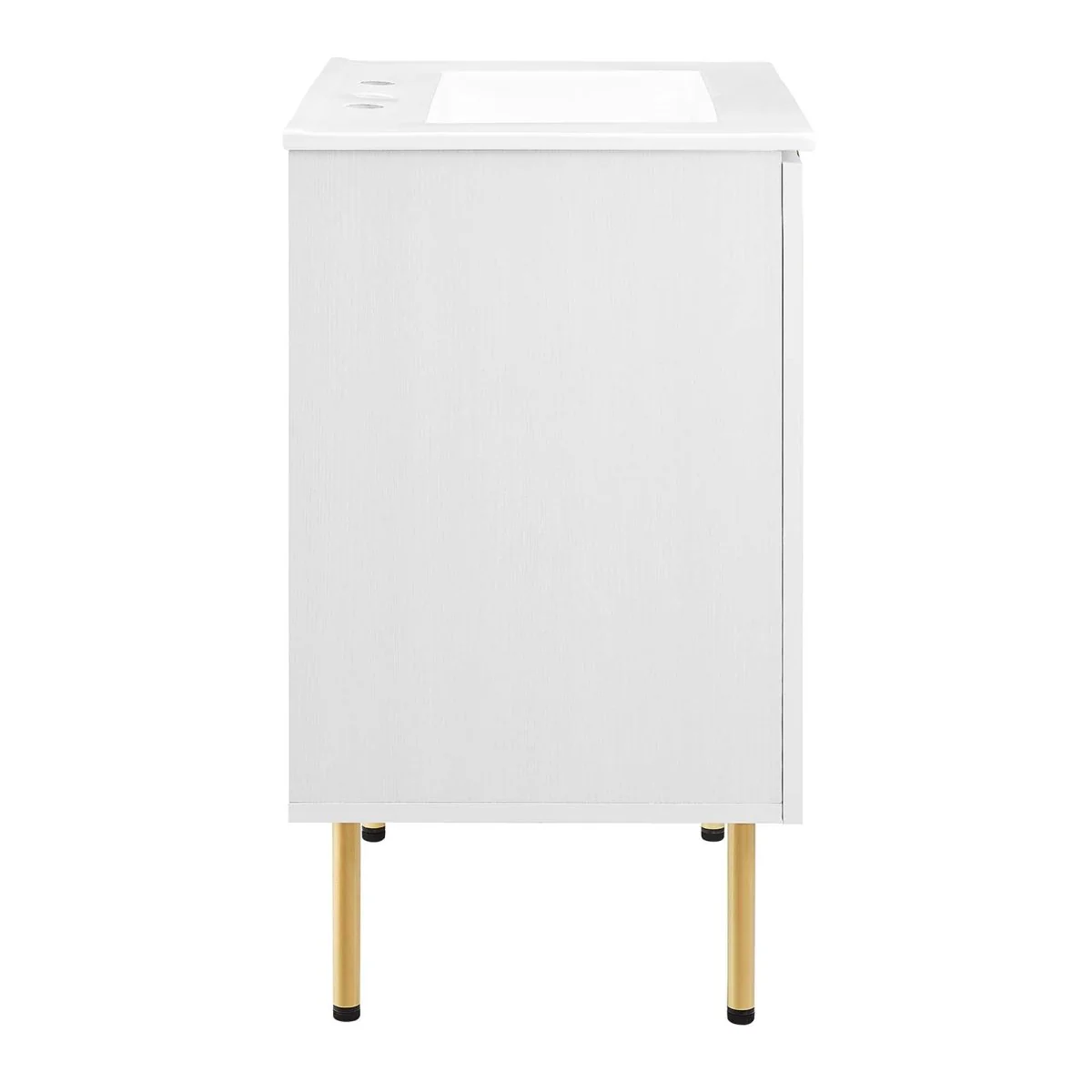 Freestanding Bathroom Vanity Cabinet with Rattan Weave Doors and Storage - Image 134